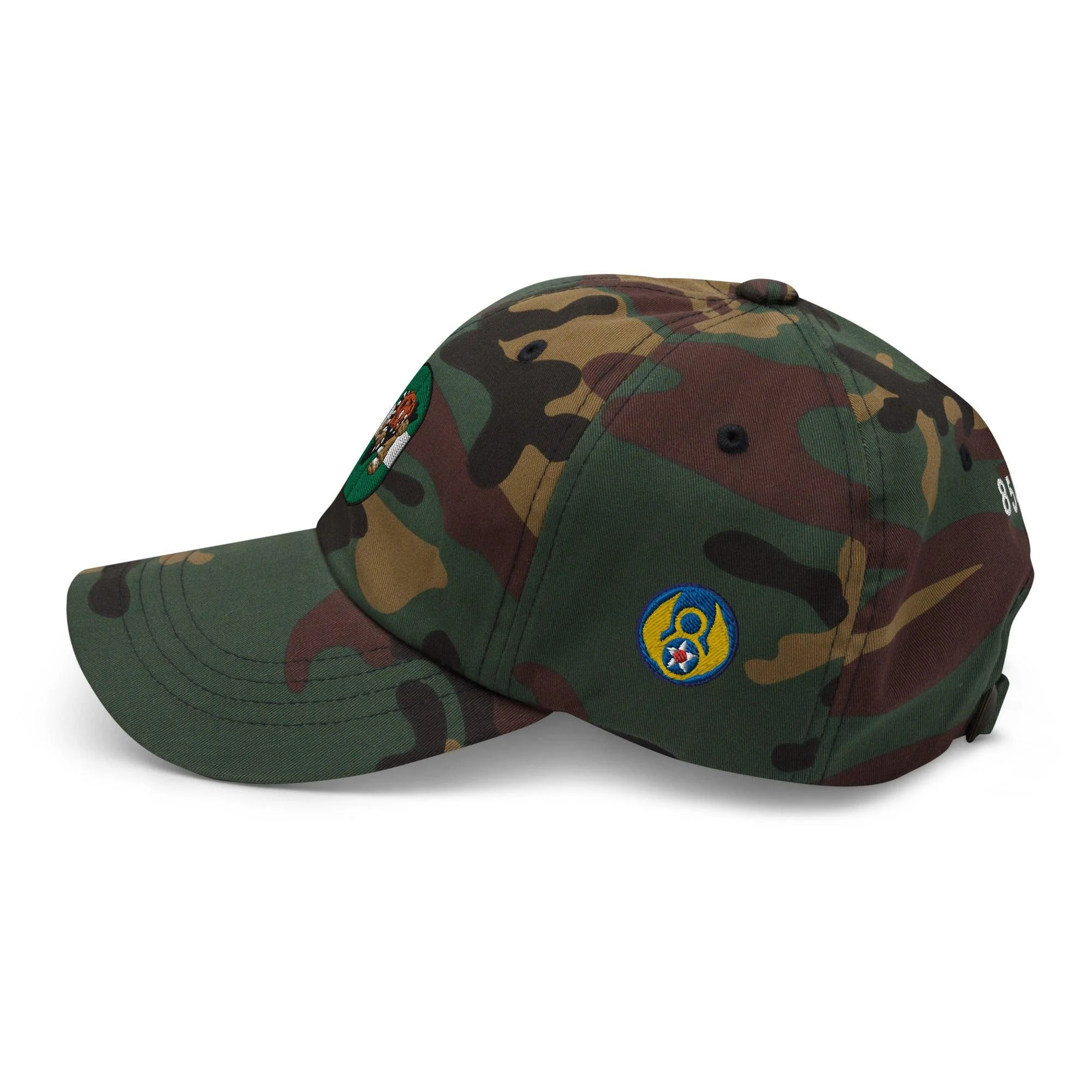 854th Bomb Squadron 491st BG WW2 Embroidered Dad Hat - Image 15