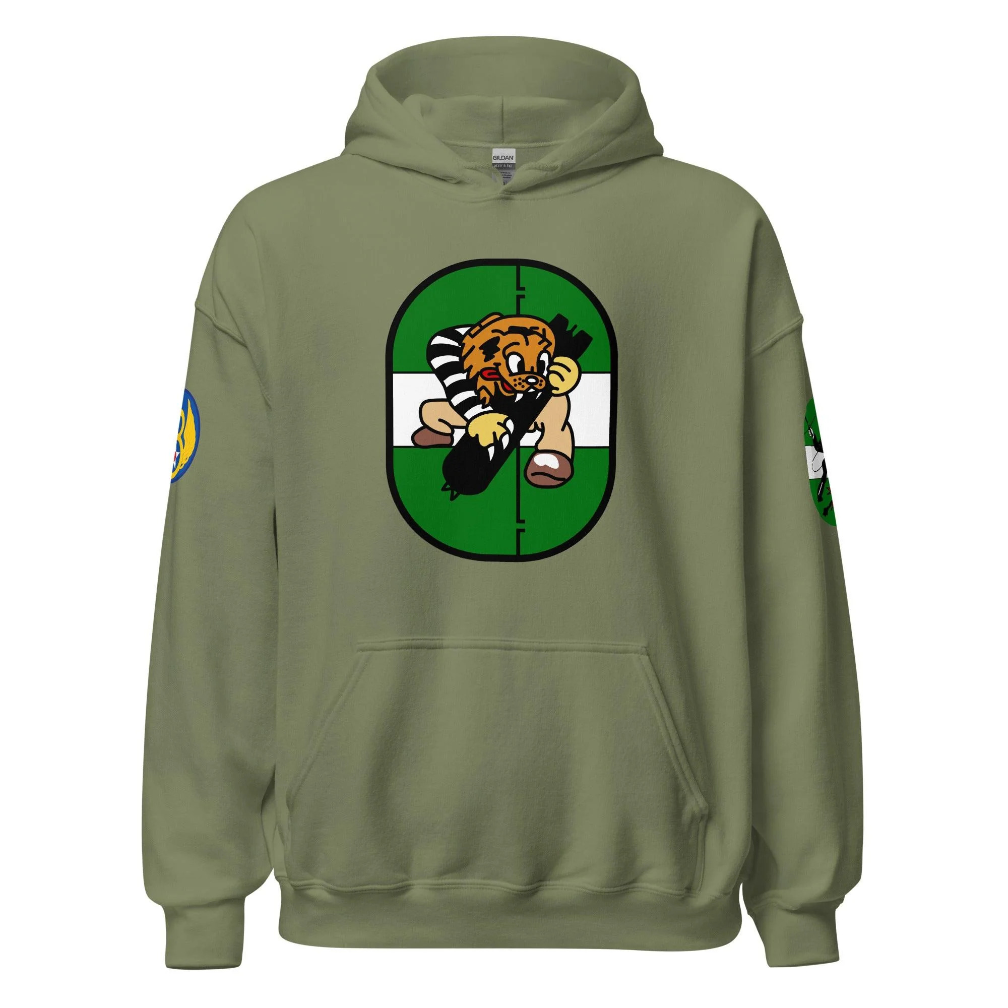854th Bomb Squadron 491st Bomb Group WW2 Unisex Hoodie - Image 16