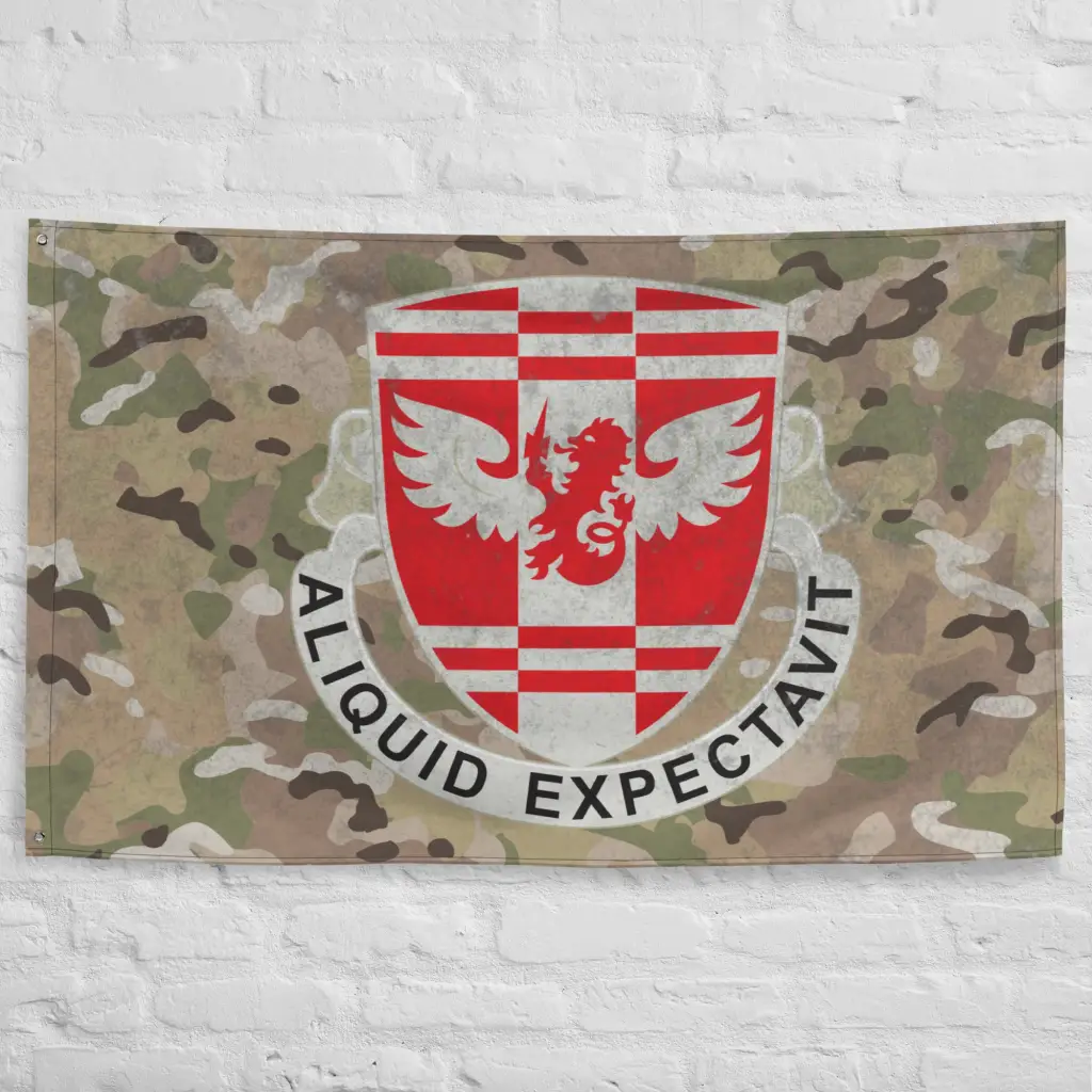 864th Engineer Battalion Indoor Wall Flag - Image 5