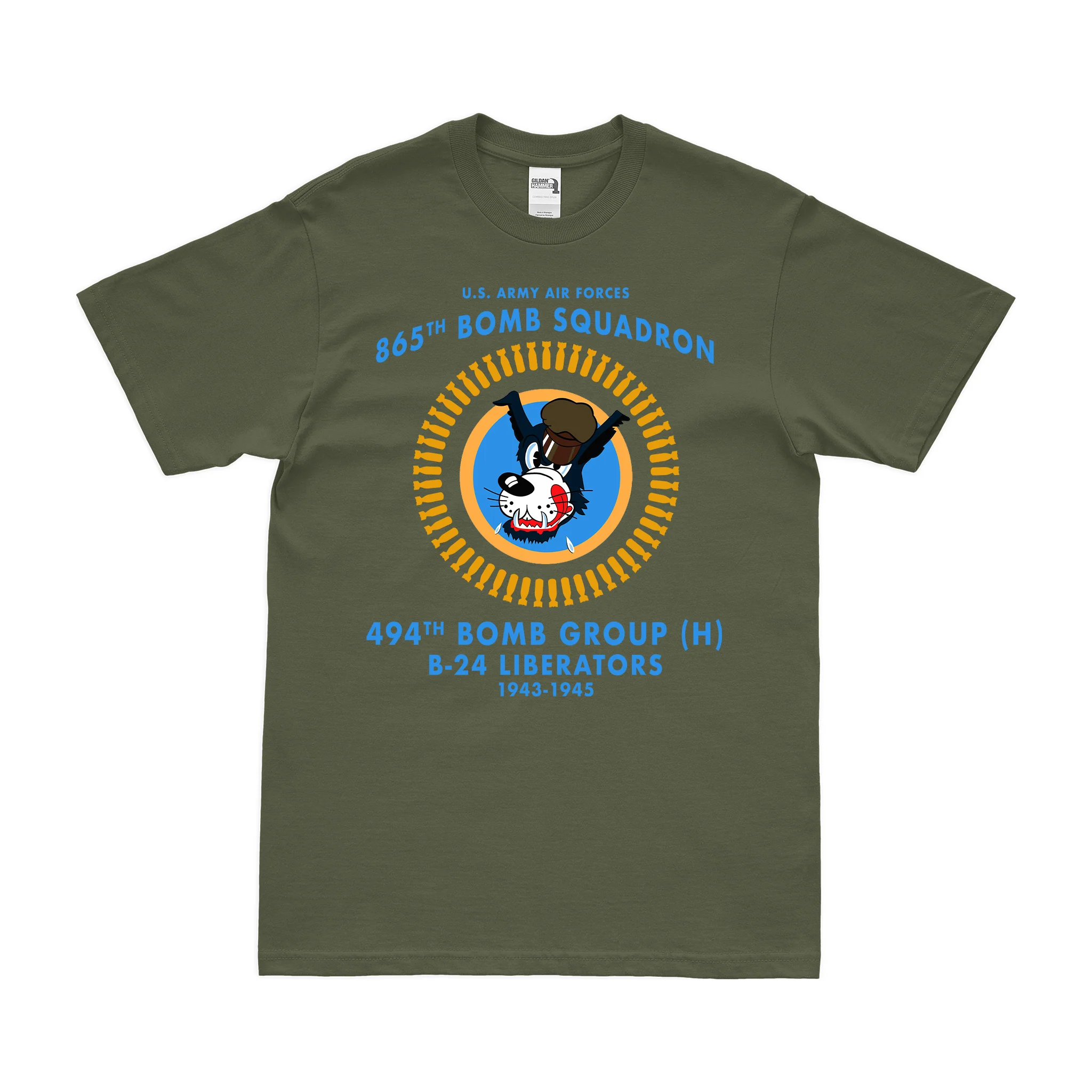 865th Bomb Squadron WW2 Legacy T-Shirt - Image 2