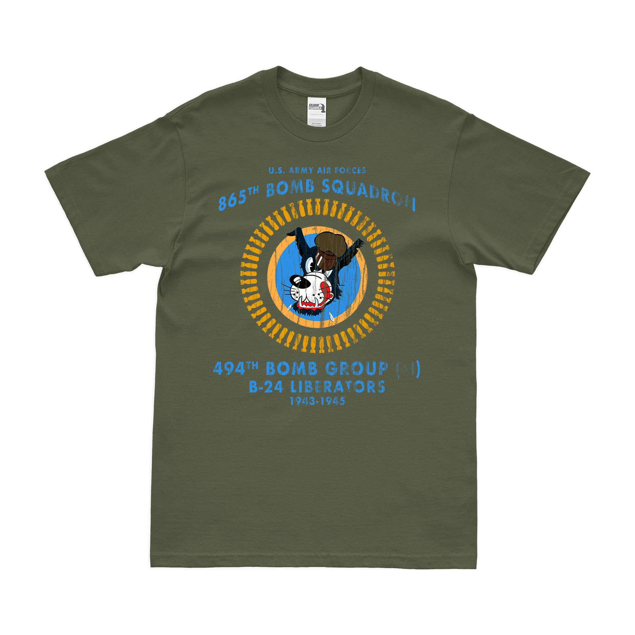 865th Bomb Squadron WW2 Legacy T-Shirt - Image 4