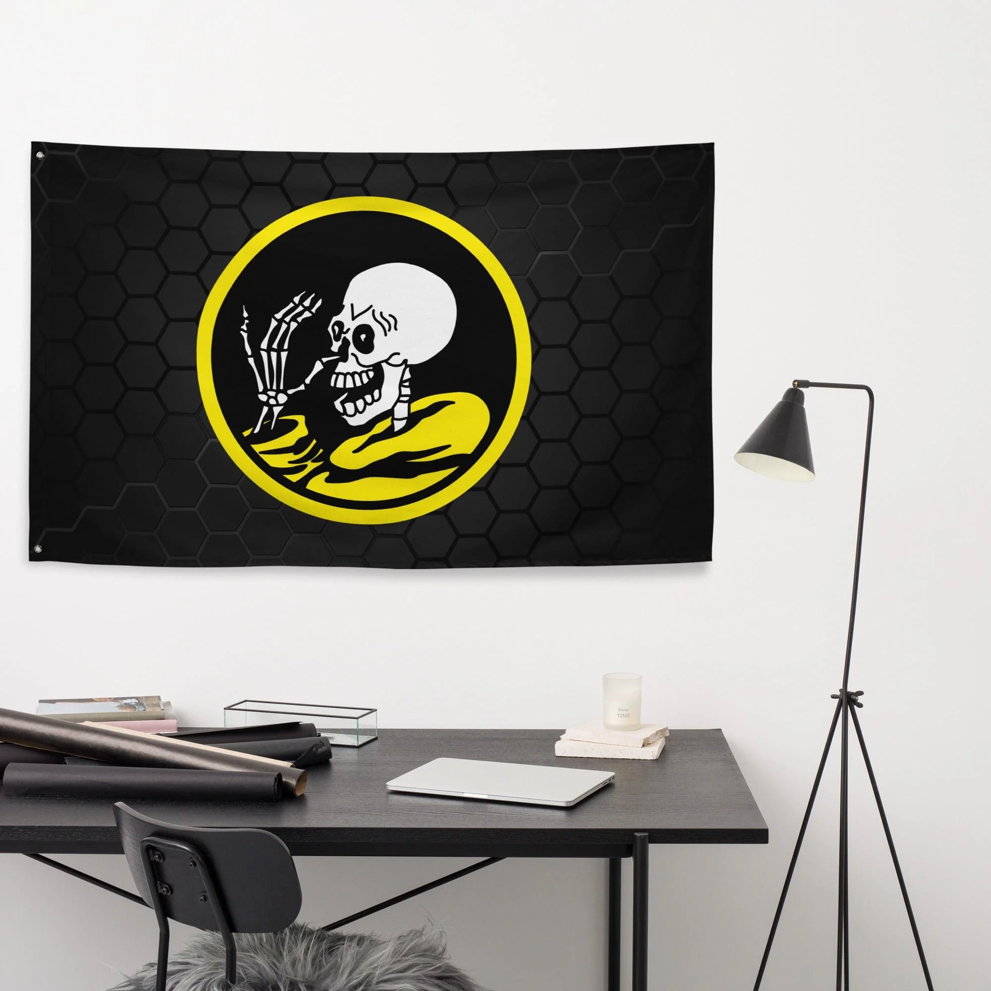 86th Bombardment Squadron WW2 Wall Flag - Image 2