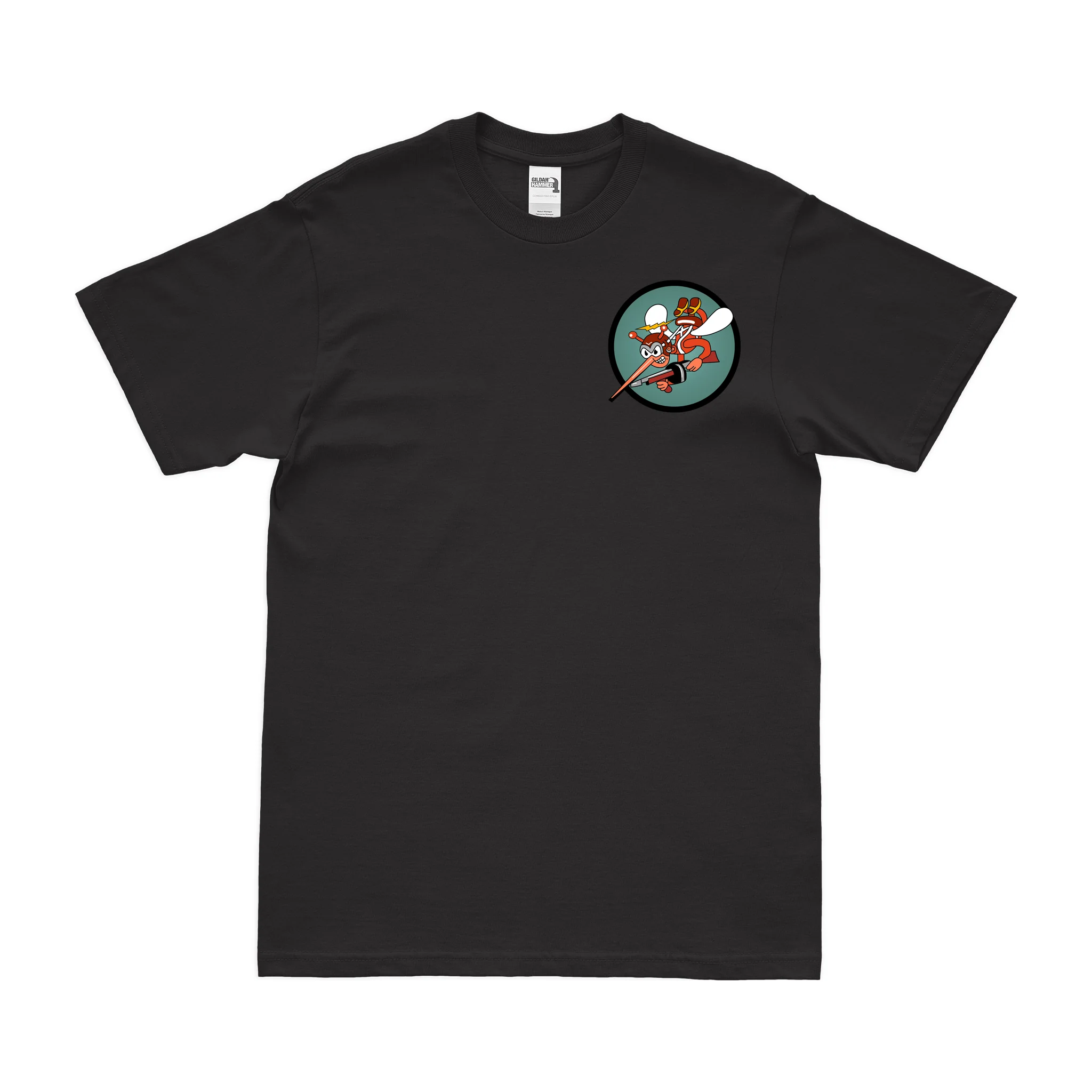 87th Figther Squadron Left Chest Emblem T-Shirt