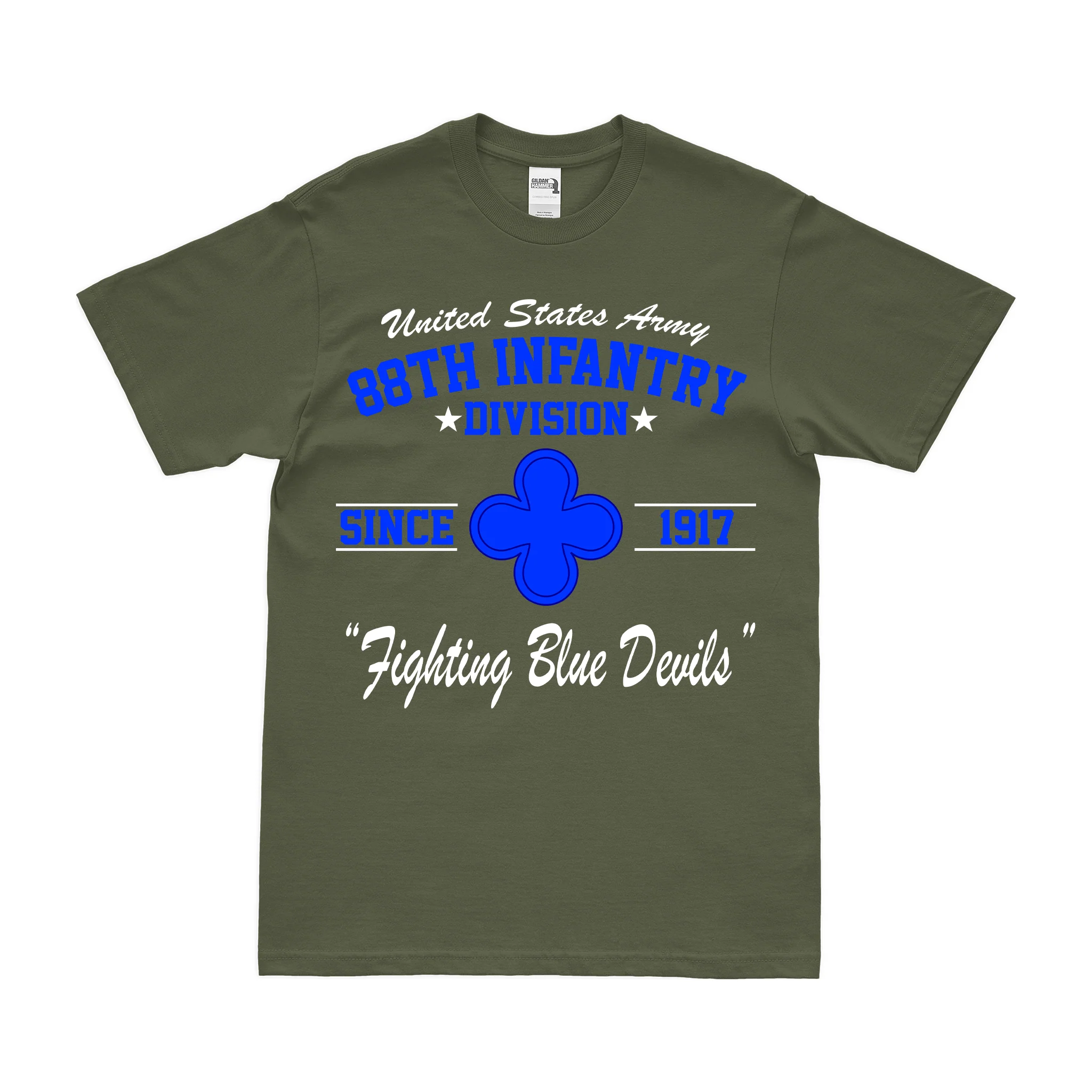U.S. Army 88th Infantry Division Since 1917 Legacy T-Shirt - Image 2