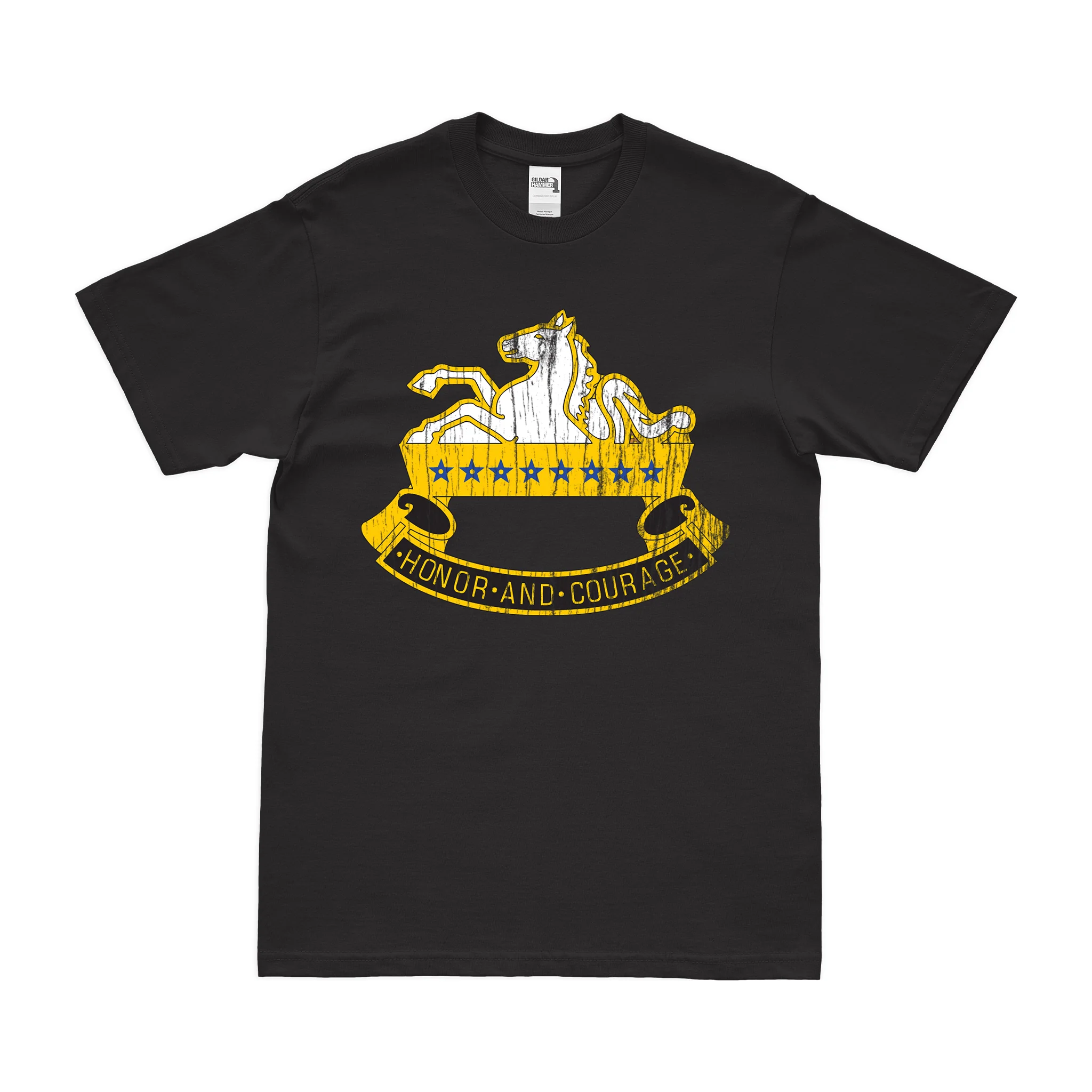 8th Cavalry Regiment Unit Emblem T-Shirt - Image 3