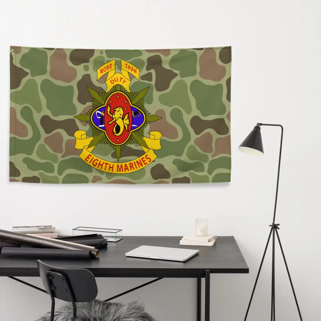 8th Marine Regiment Frogskin Camo Flag - Image 4