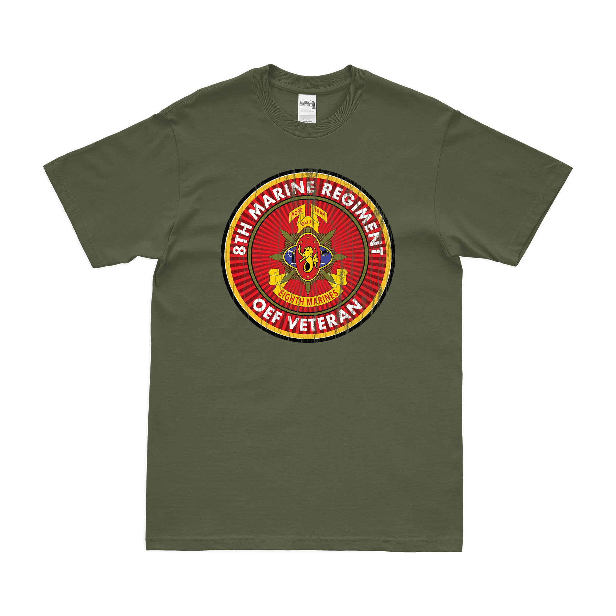 8th Marine Regiment OEF Veteran T-Shirt - Image 4