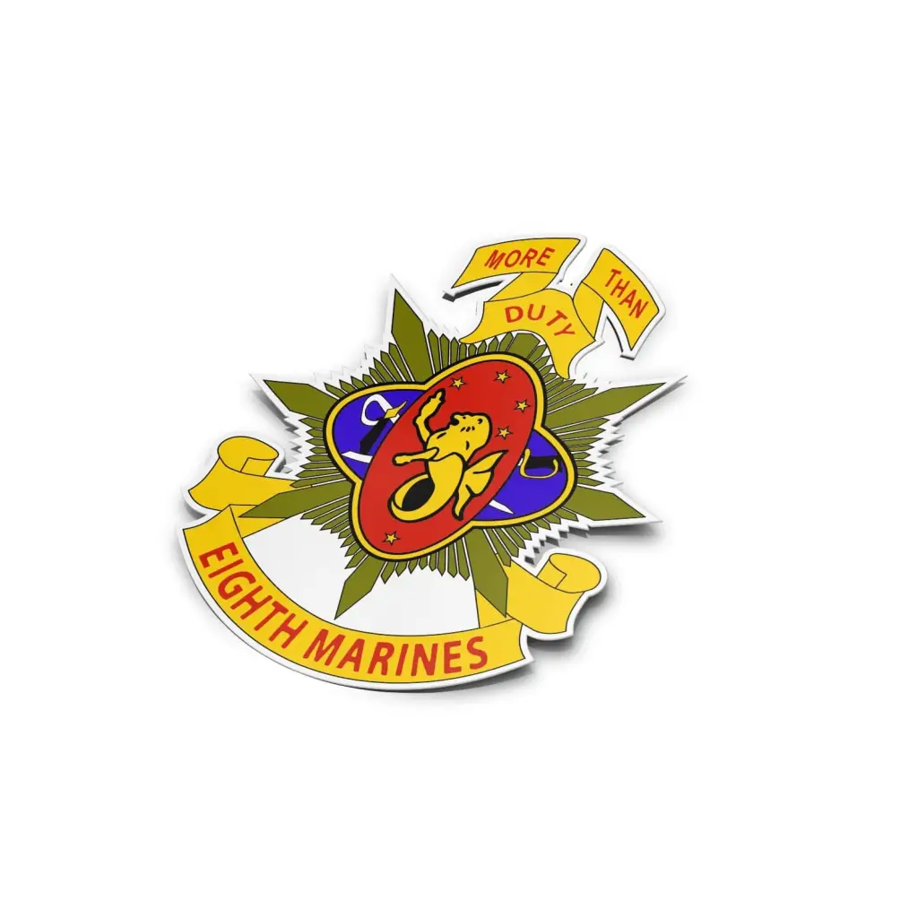 8th Marine Regiment Vinyl Sticker Decal