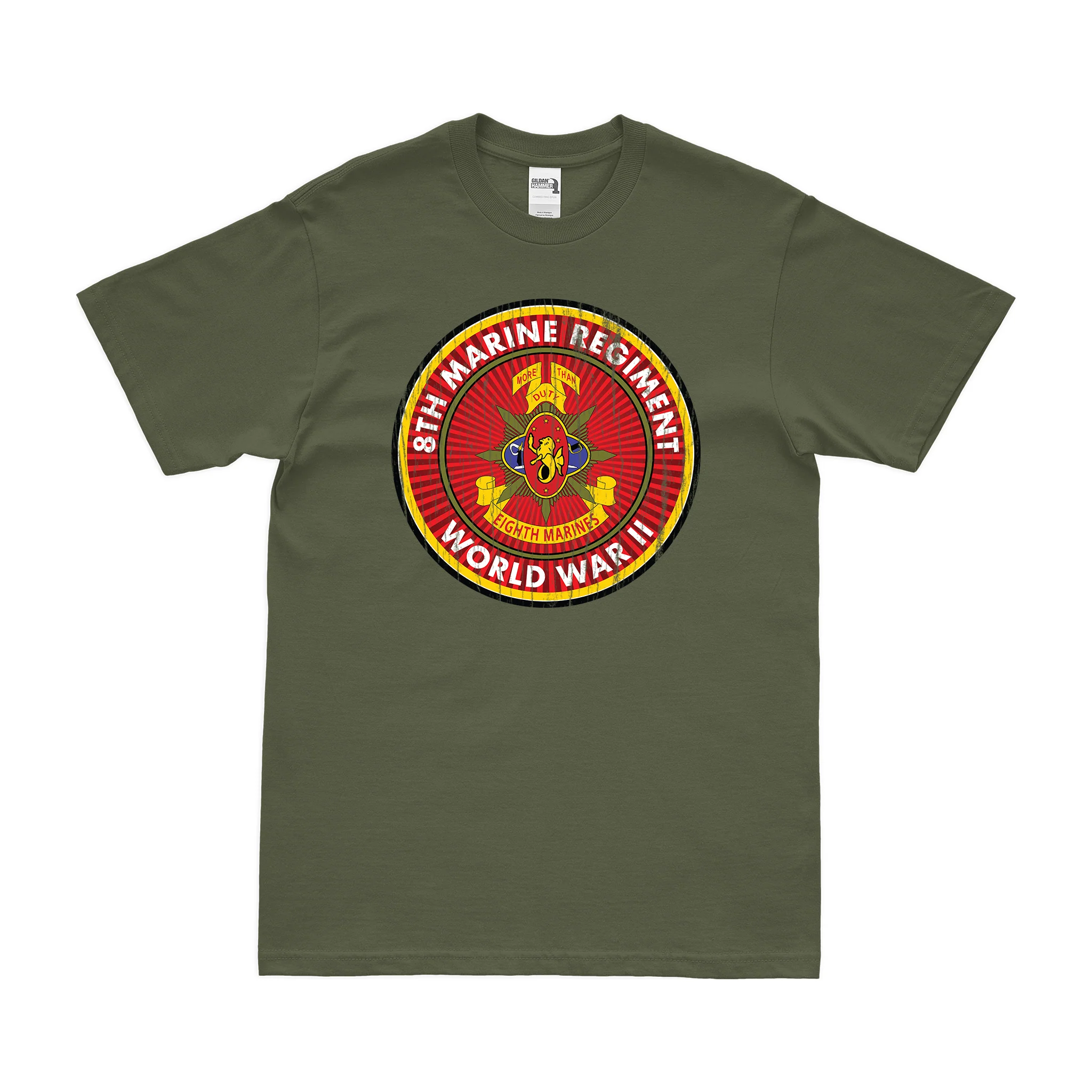 8th Marine Regiment WWII Legacy T-Shirt - Image 4