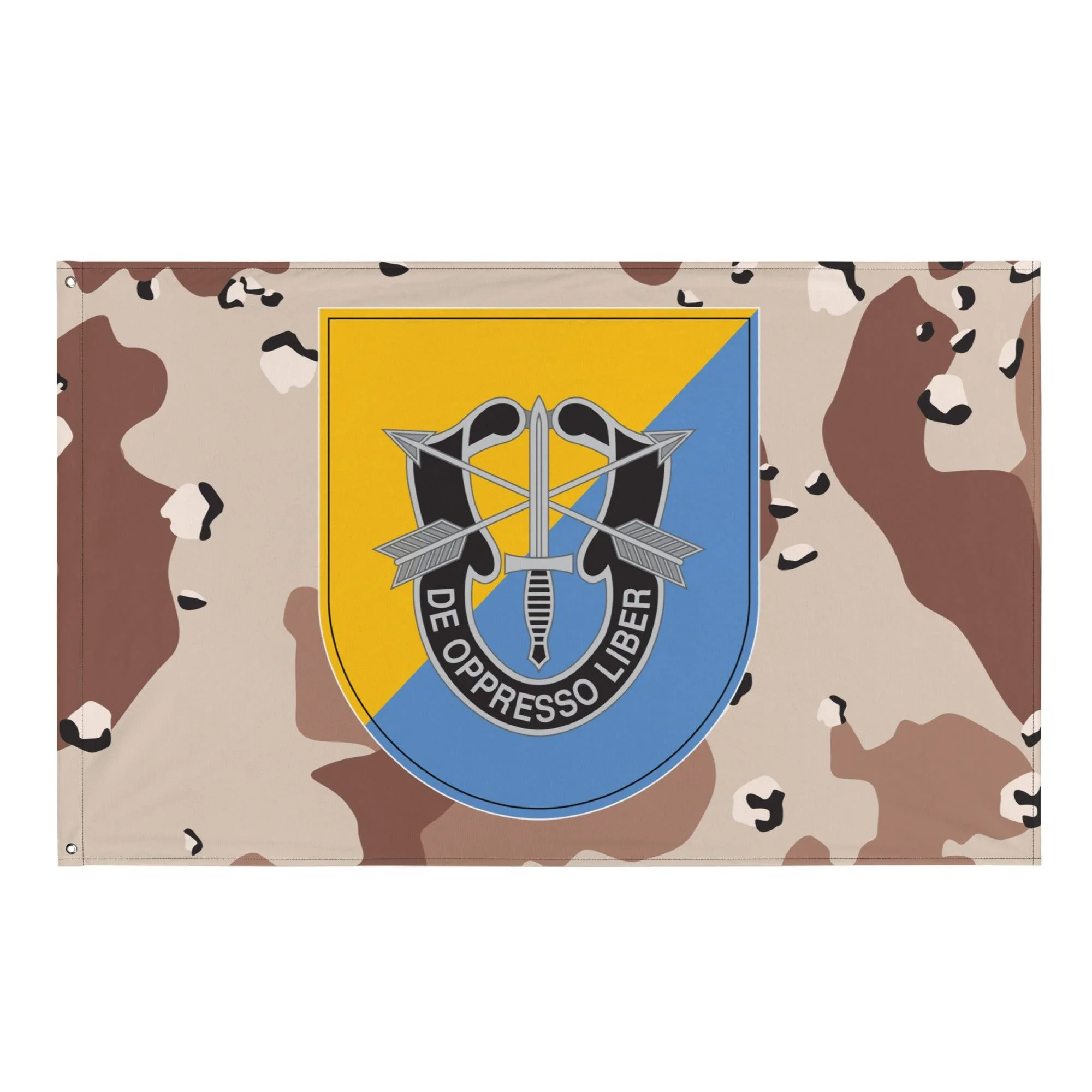 8th SFG (A) Chocolate Chip Camo Flag