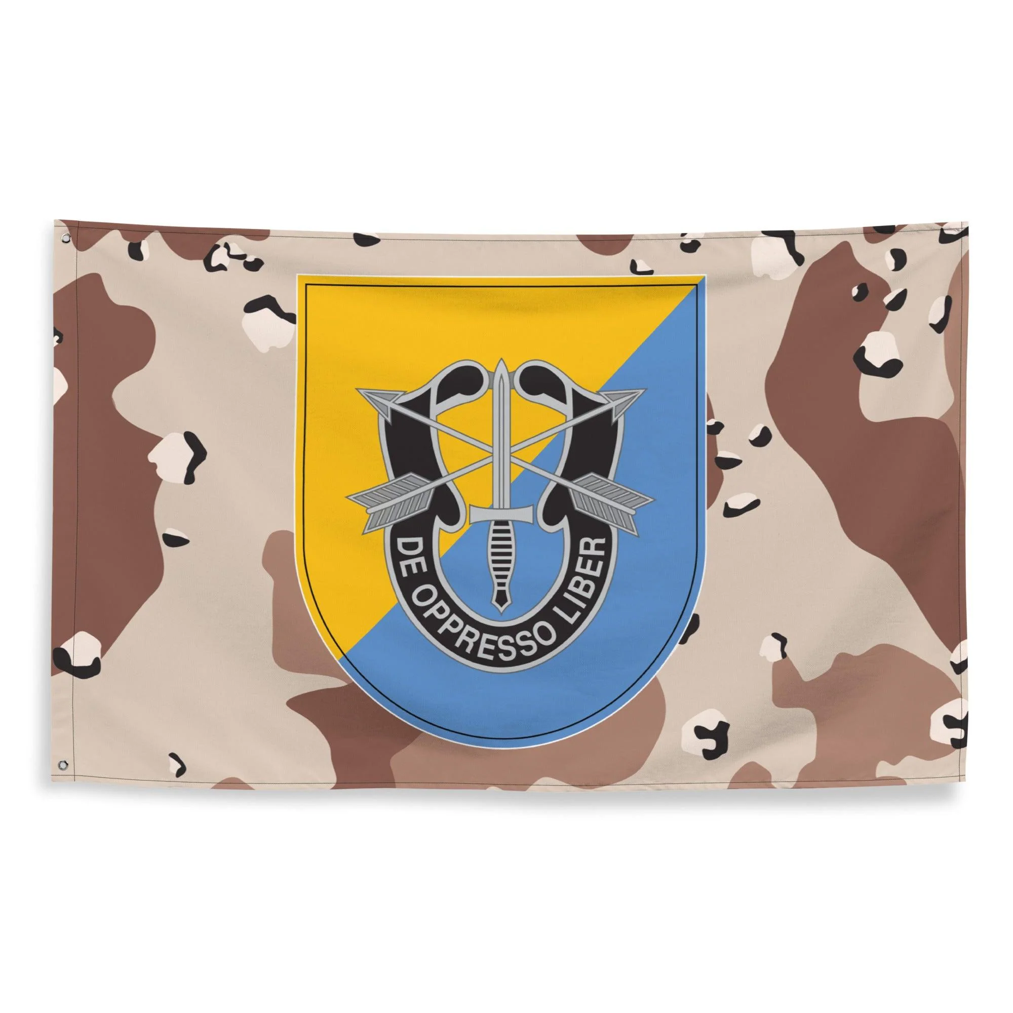 8th SFG (A) Chocolate Chip Camo Flag - Image 3