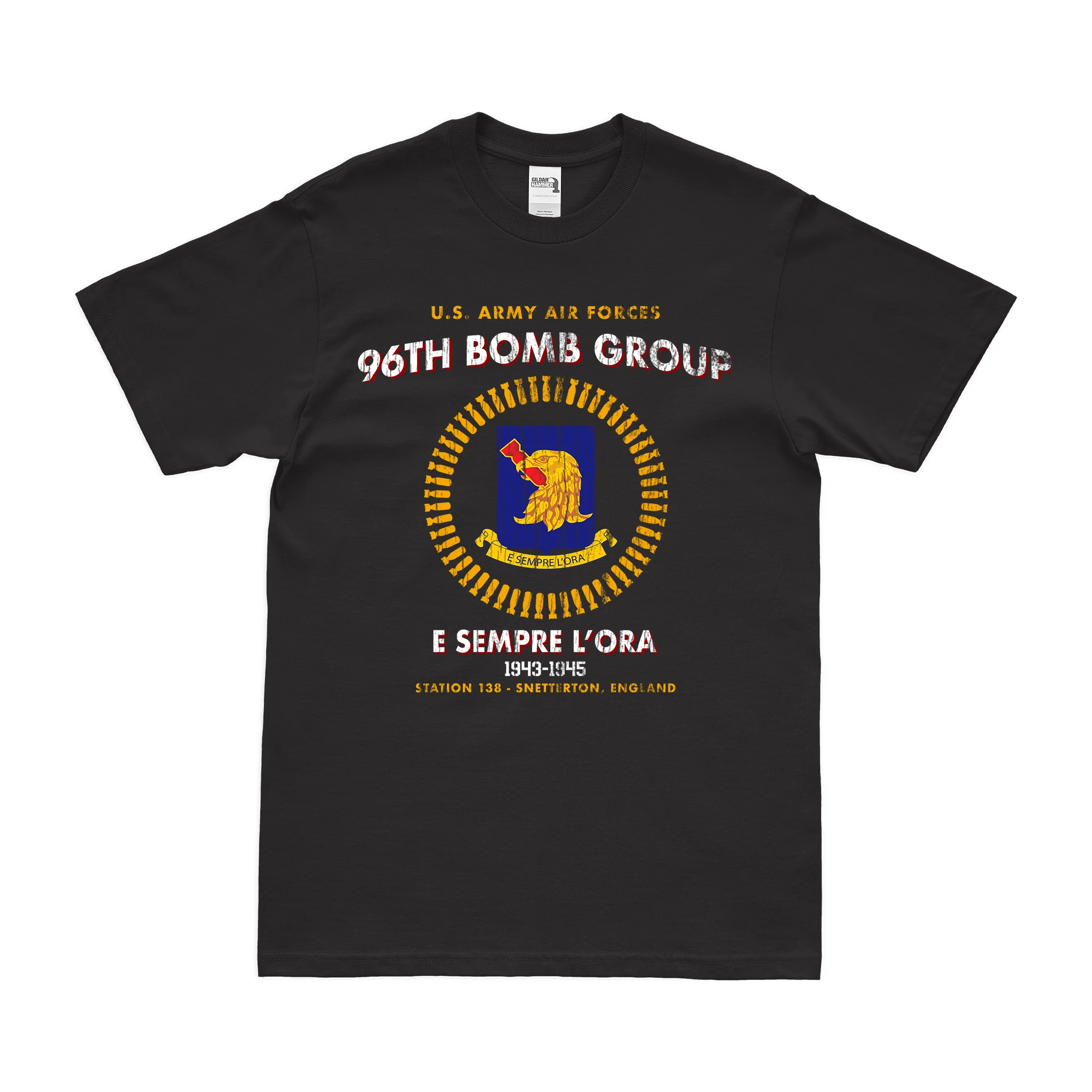96th Bomb Group (Heavy) WWII Legacy T-Shirt - Image 3
