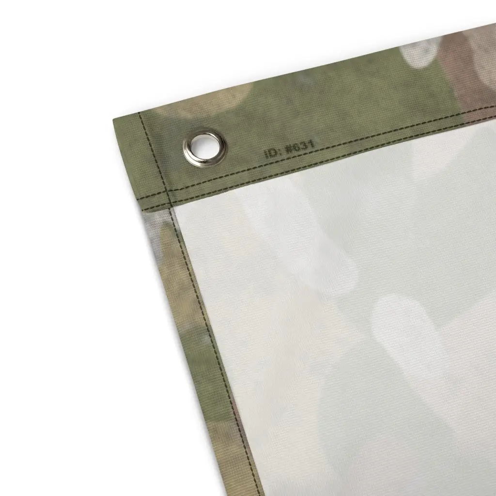 980th Engineer Battalion OCP Camo Indoor Wall Flag - Image 2