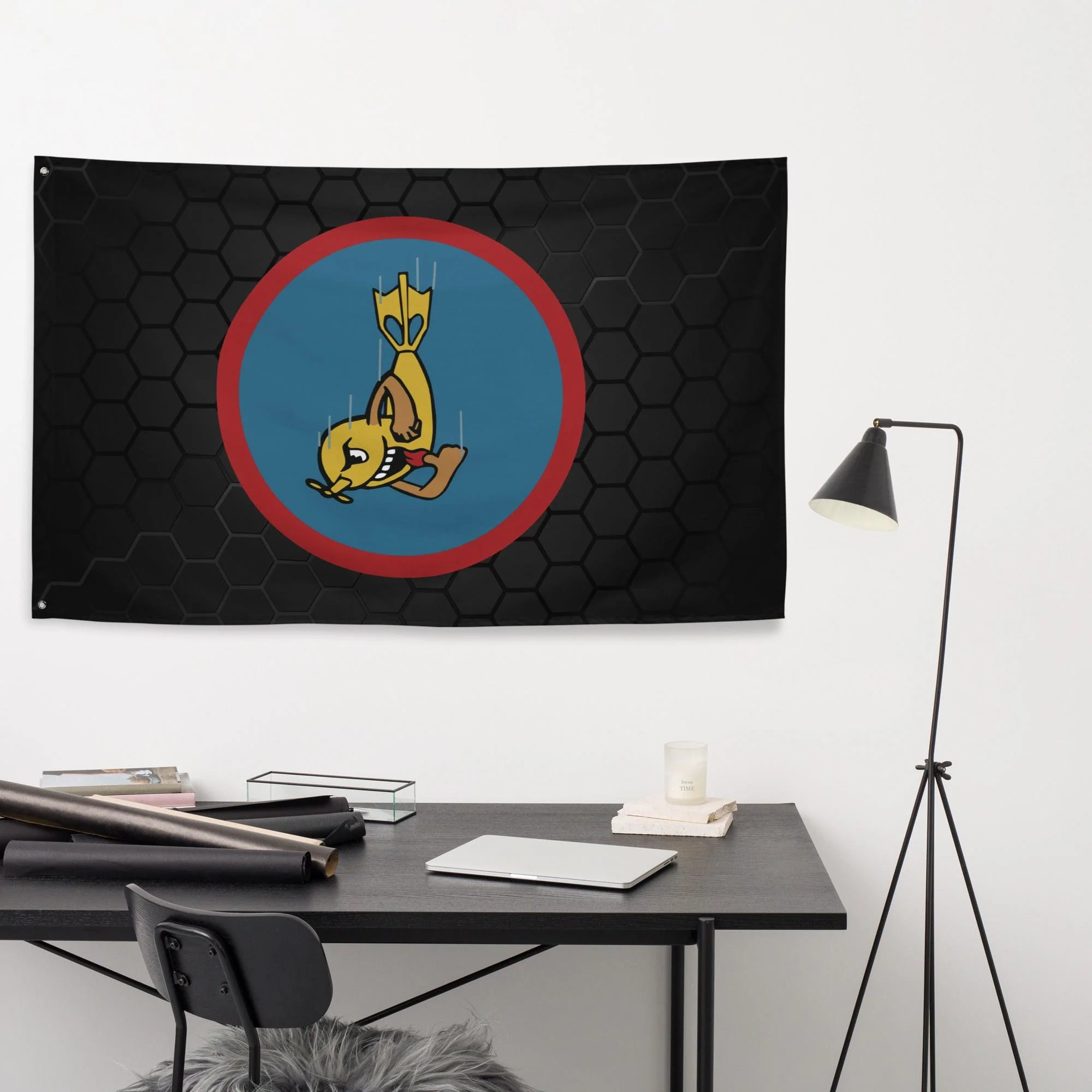 98th Bombardment Squadron WW2 Wall Flag - Image 2