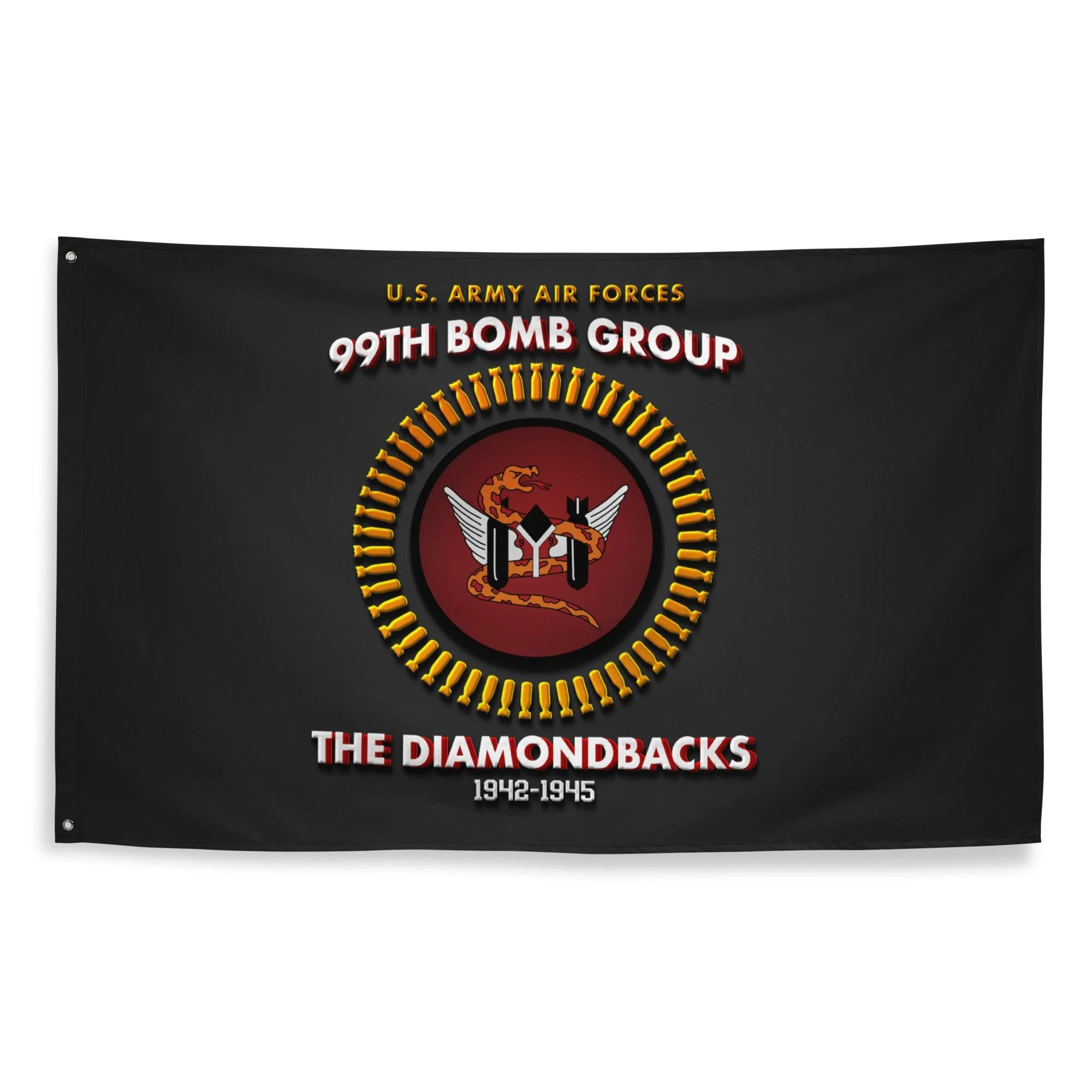 99th Bomb Group WW2 Legacy Black Flag - Image 3