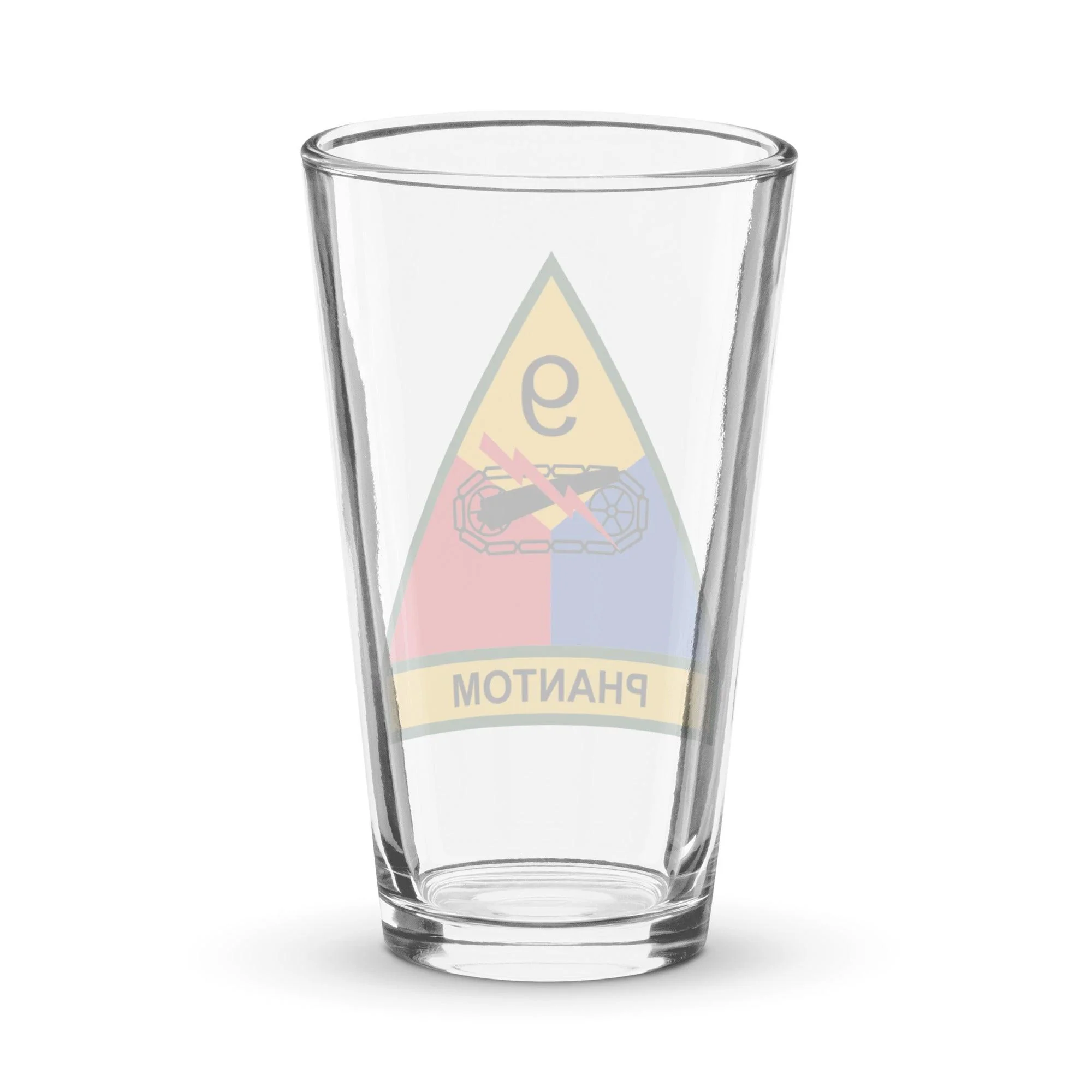 9th Armored Division Beer Pint Glass - Image 2