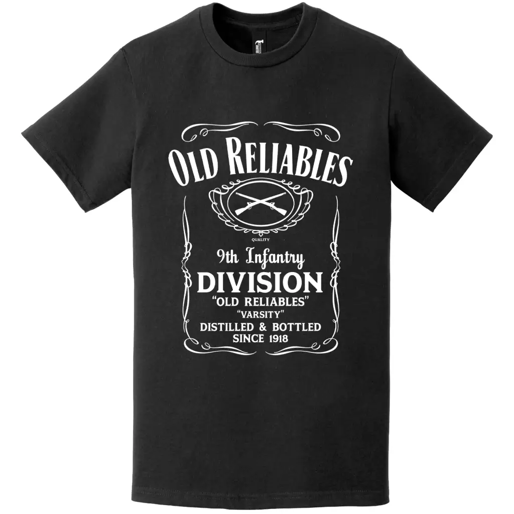 9th Infantry Division Whiskey Label T-Shirt