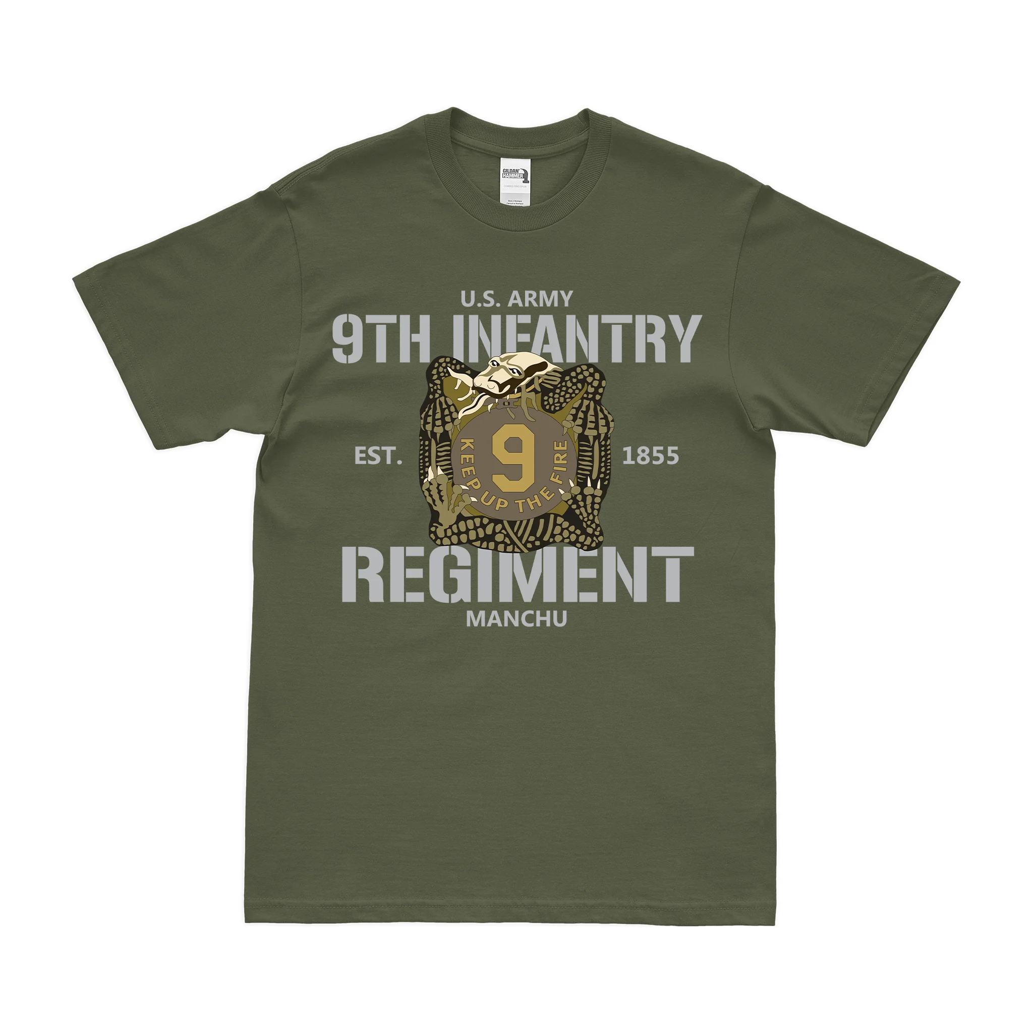 9th Infantry Regiment Legacy Tribute T-Shirt - Image 2