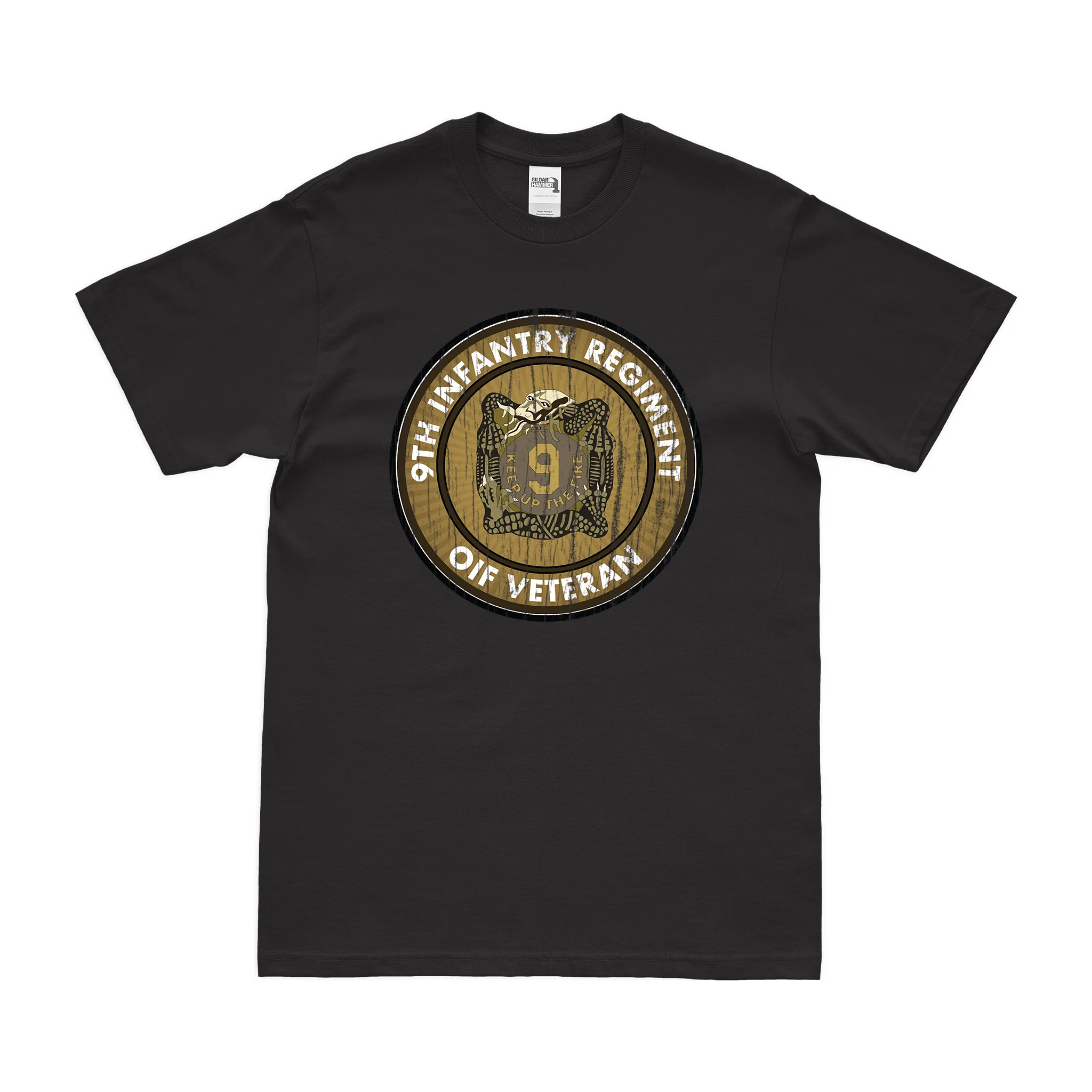 9th Infantry Regiment OIF Veteran T-Shirt - Image 3