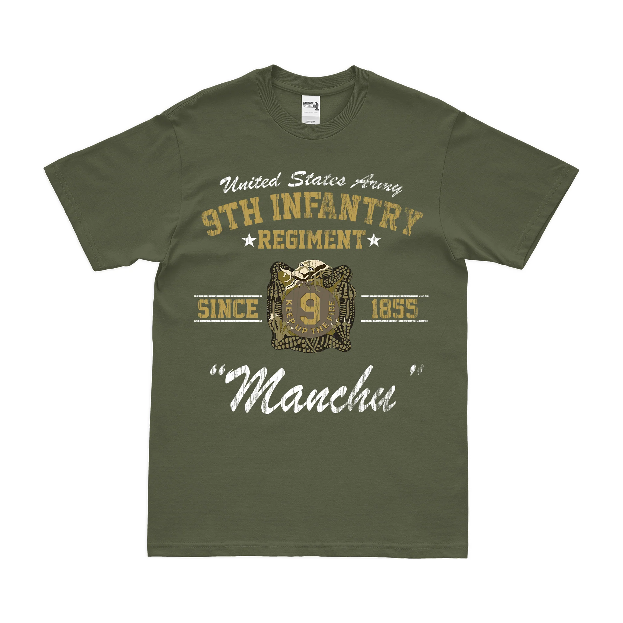 9th Infantry Regiment Since 1855 Legacy T-Shirt - Image 4