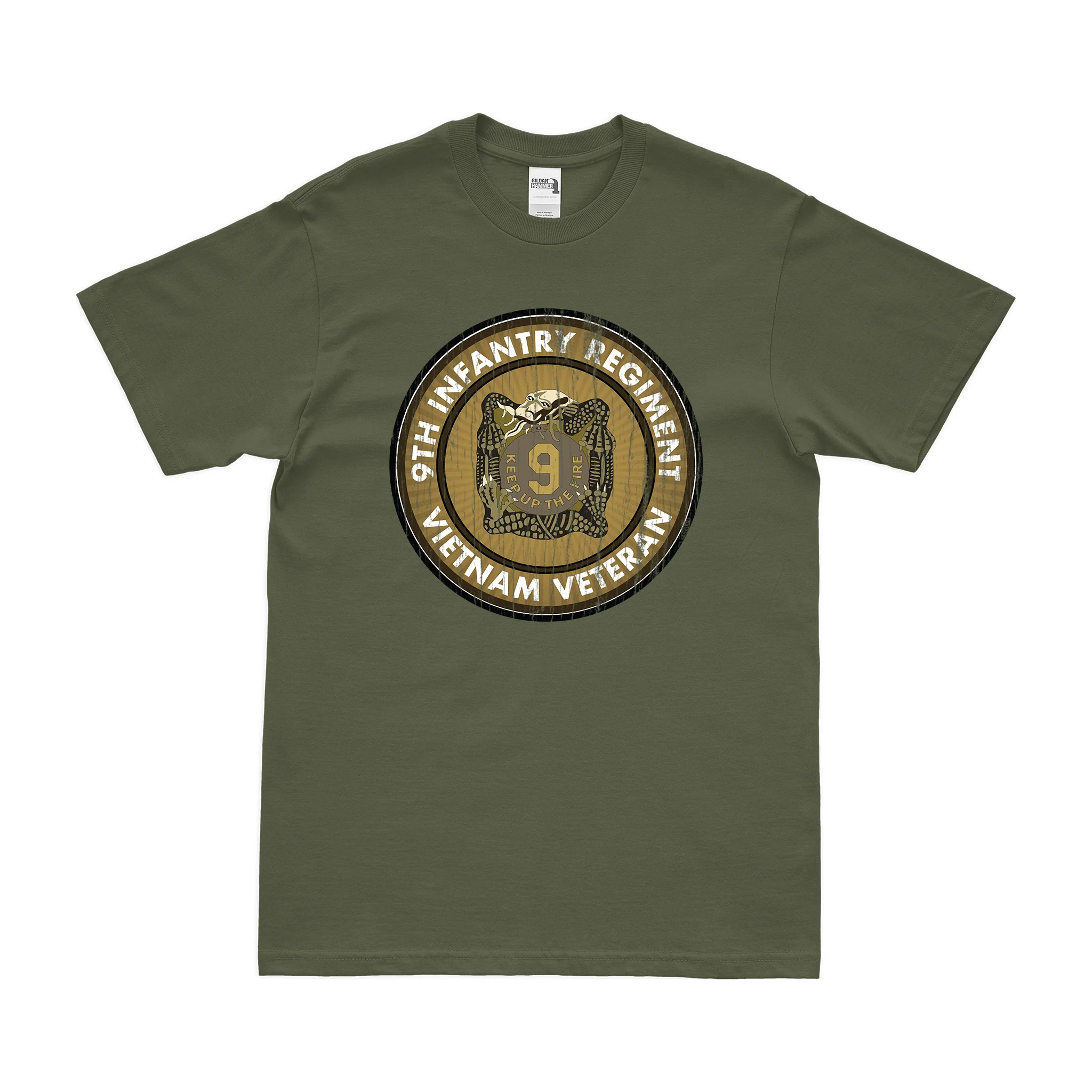 9th Infantry Regiment Vietnam Veteran T-Shirt - Image 4