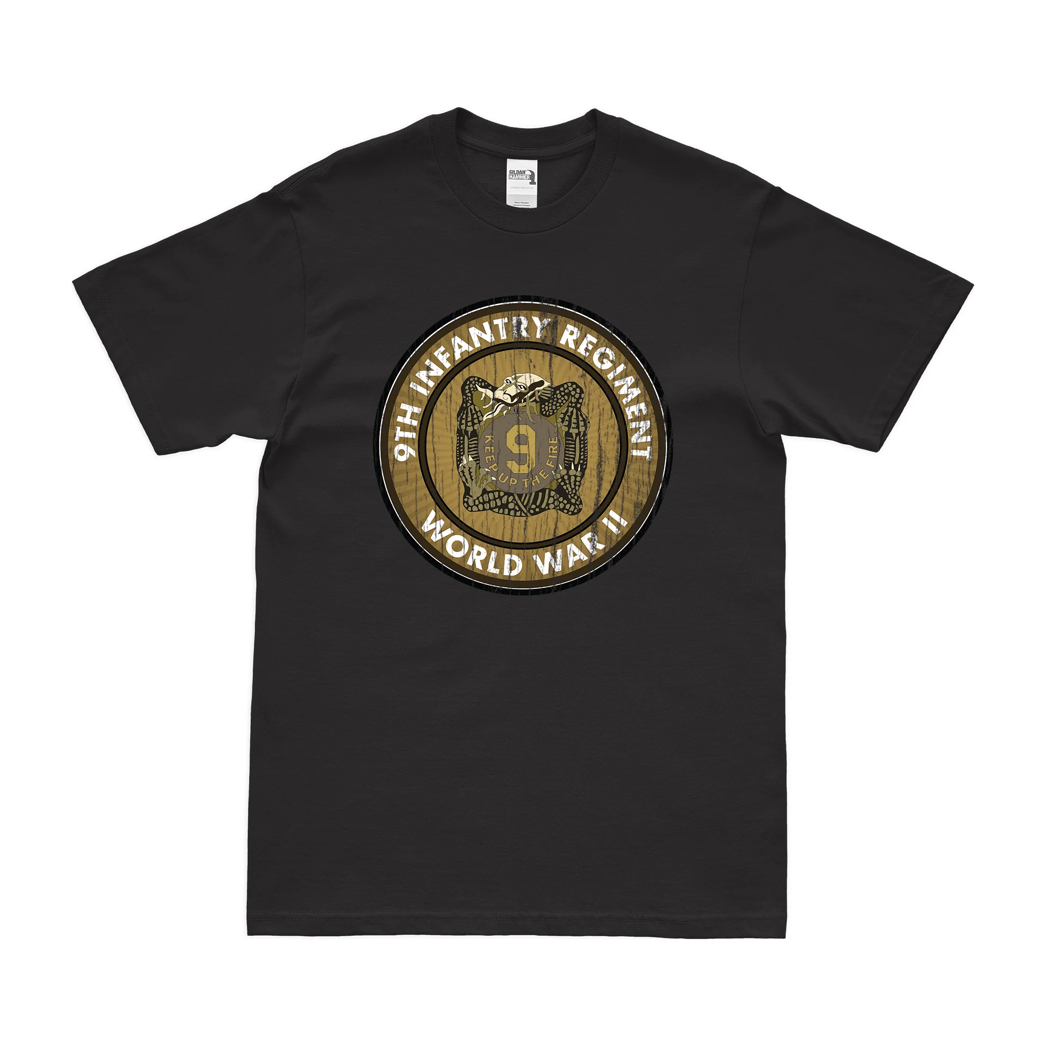 9th Infantry Regiment WW2 Legacy T-Shirt - Image 3