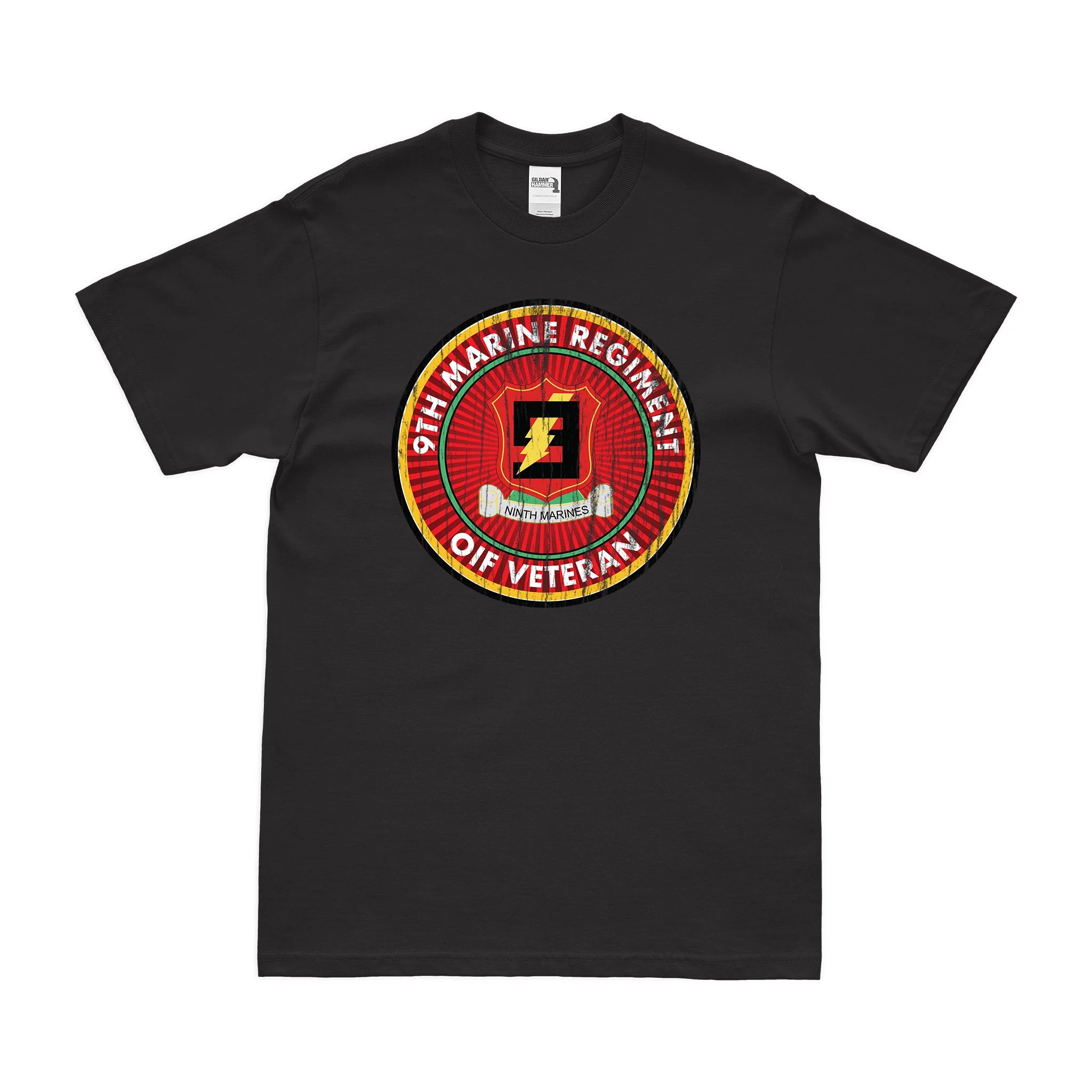 9th Marine Regiment OIF Veteran T-Shirt - Image 3