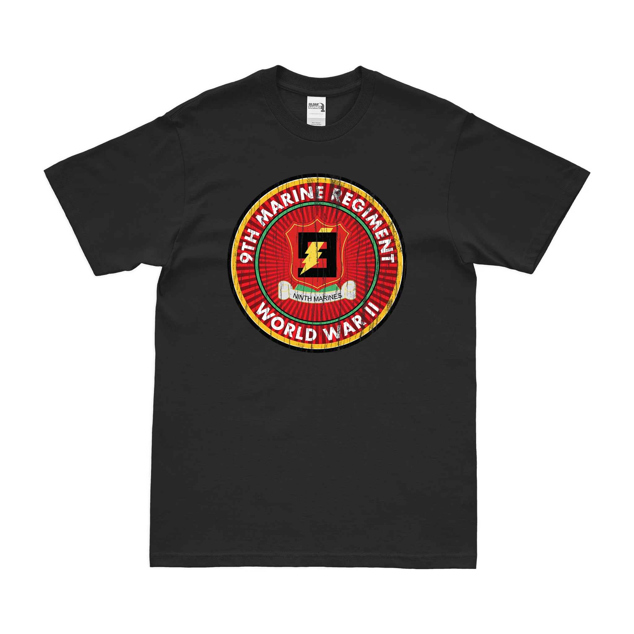 9th Marine Regiment WWII Legacy T-Shirt - Image 3