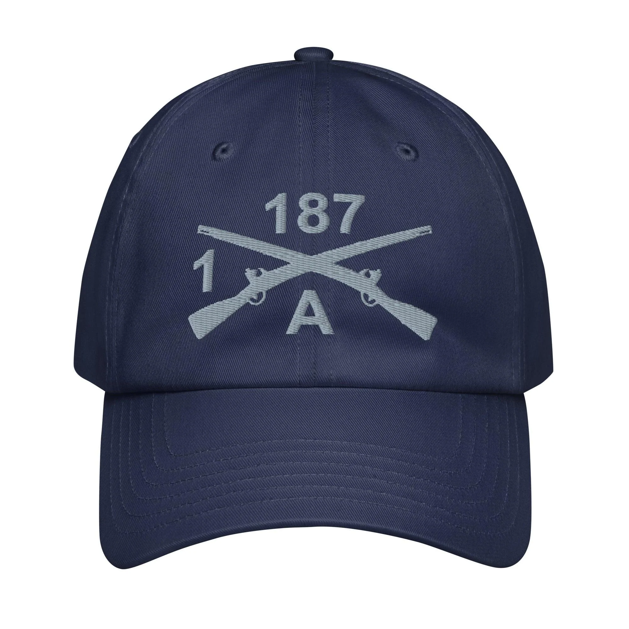 A Co. 1-187 Infantry Embroidered Under Armour® Dad Hat - Image 3