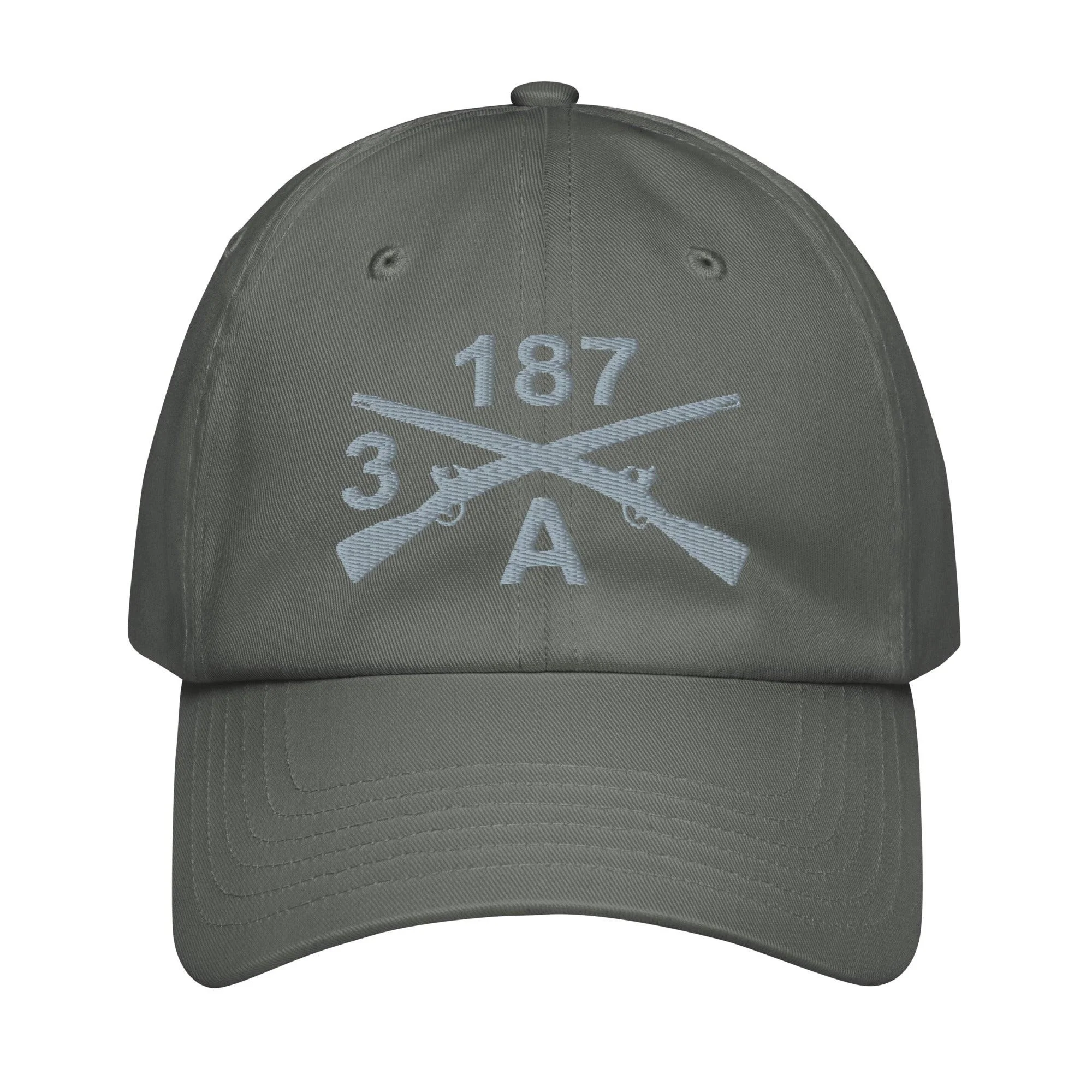 A CO. 3-187 INF RGT Embroidered Under Armour® Dad Hat - Image 9