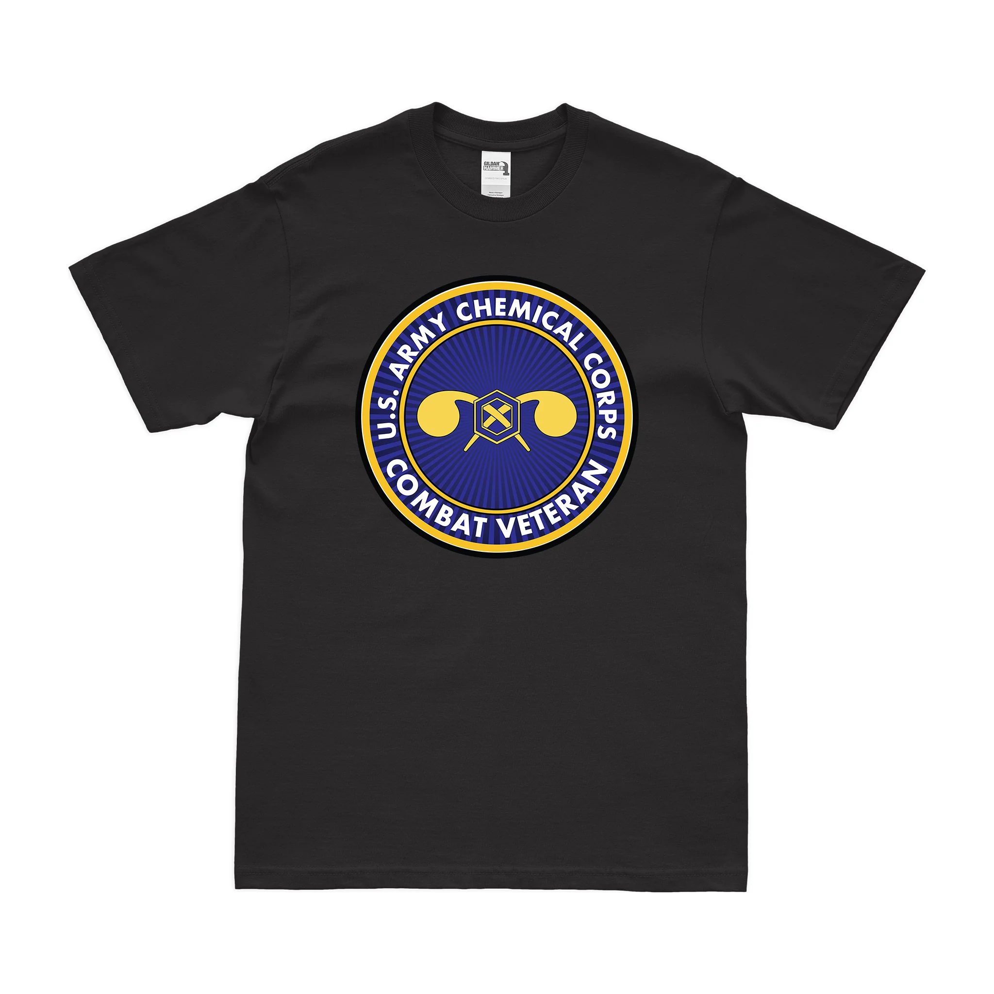 Army Chemical Corps Combat Veteran T-Shirt