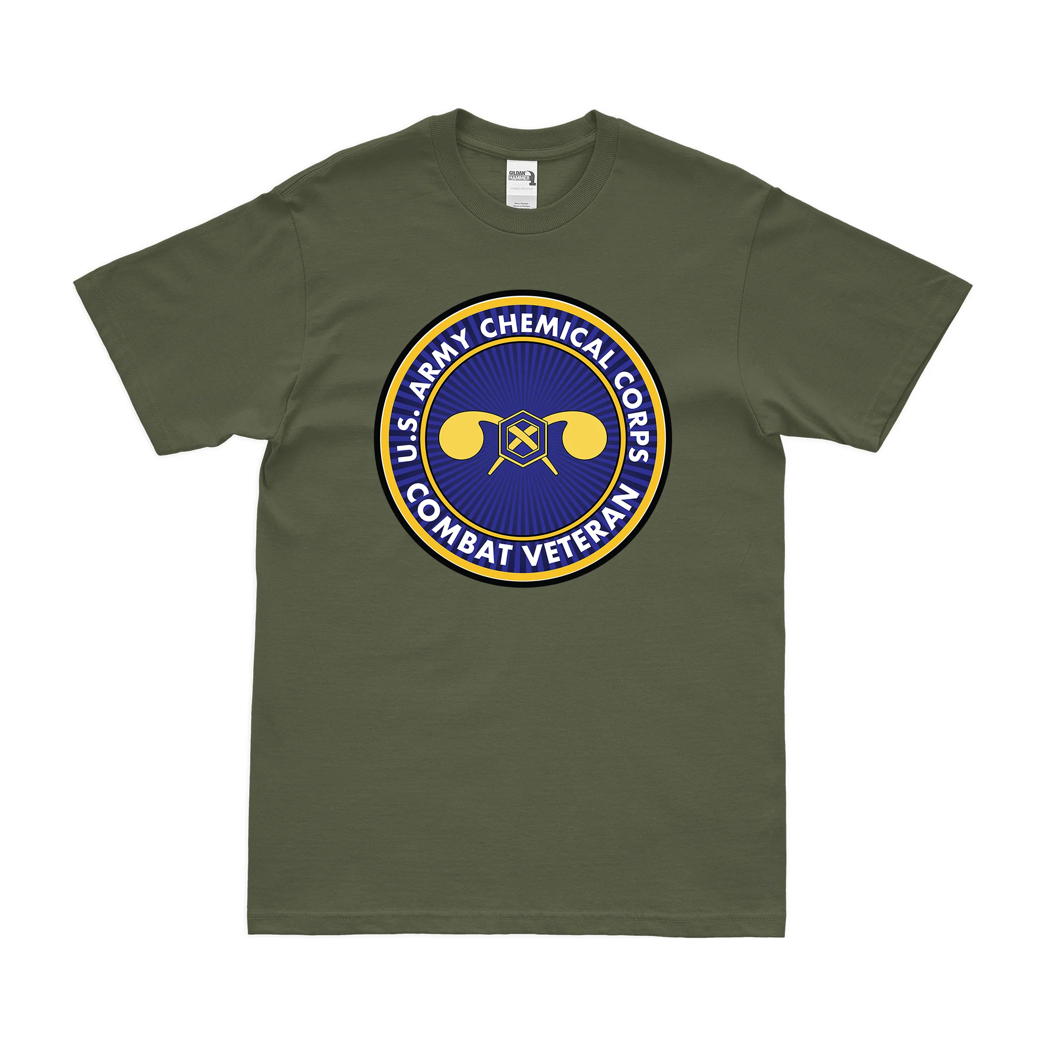 Army Chemical Corps Combat Veteran T-Shirt - Image 2