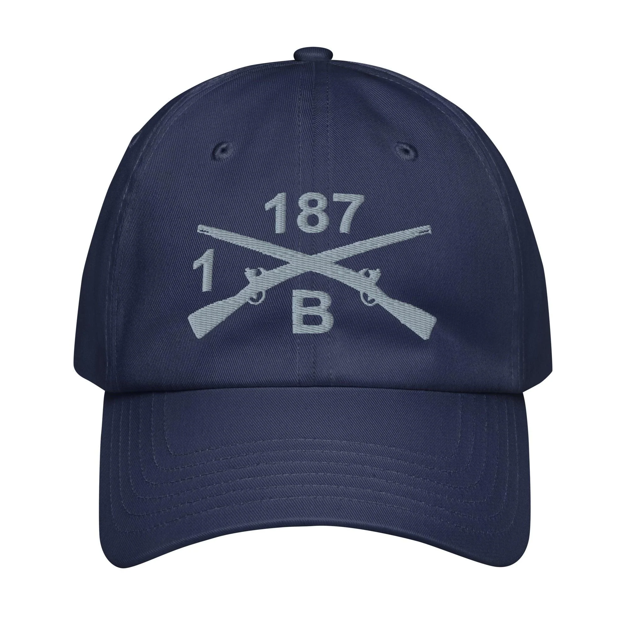 B Co. 1-187 Infantry Embroidered Under Armour® Dad Hat - Image 3