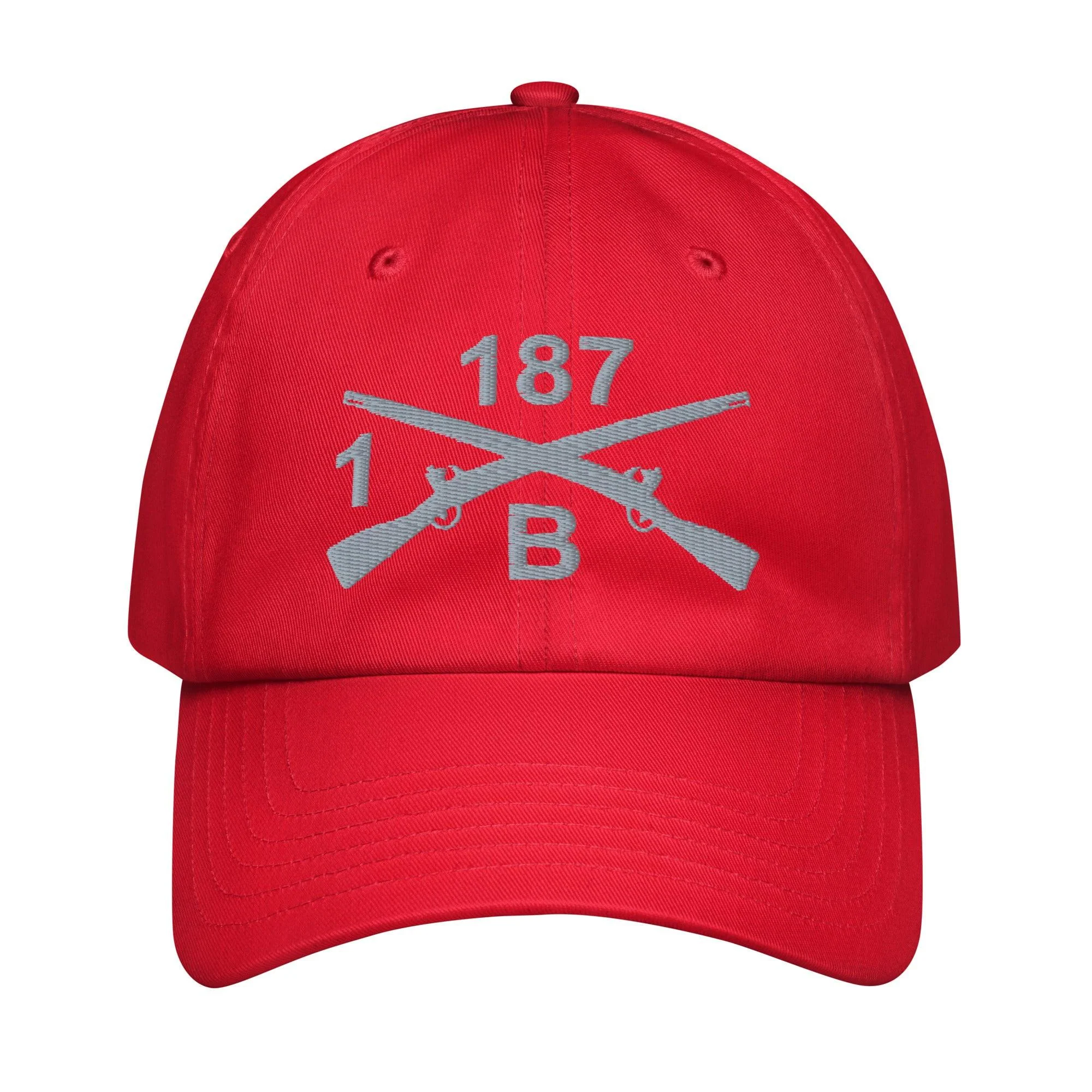 B Co. 1-187 Infantry Embroidered Under Armour® Dad Hat - Image 7