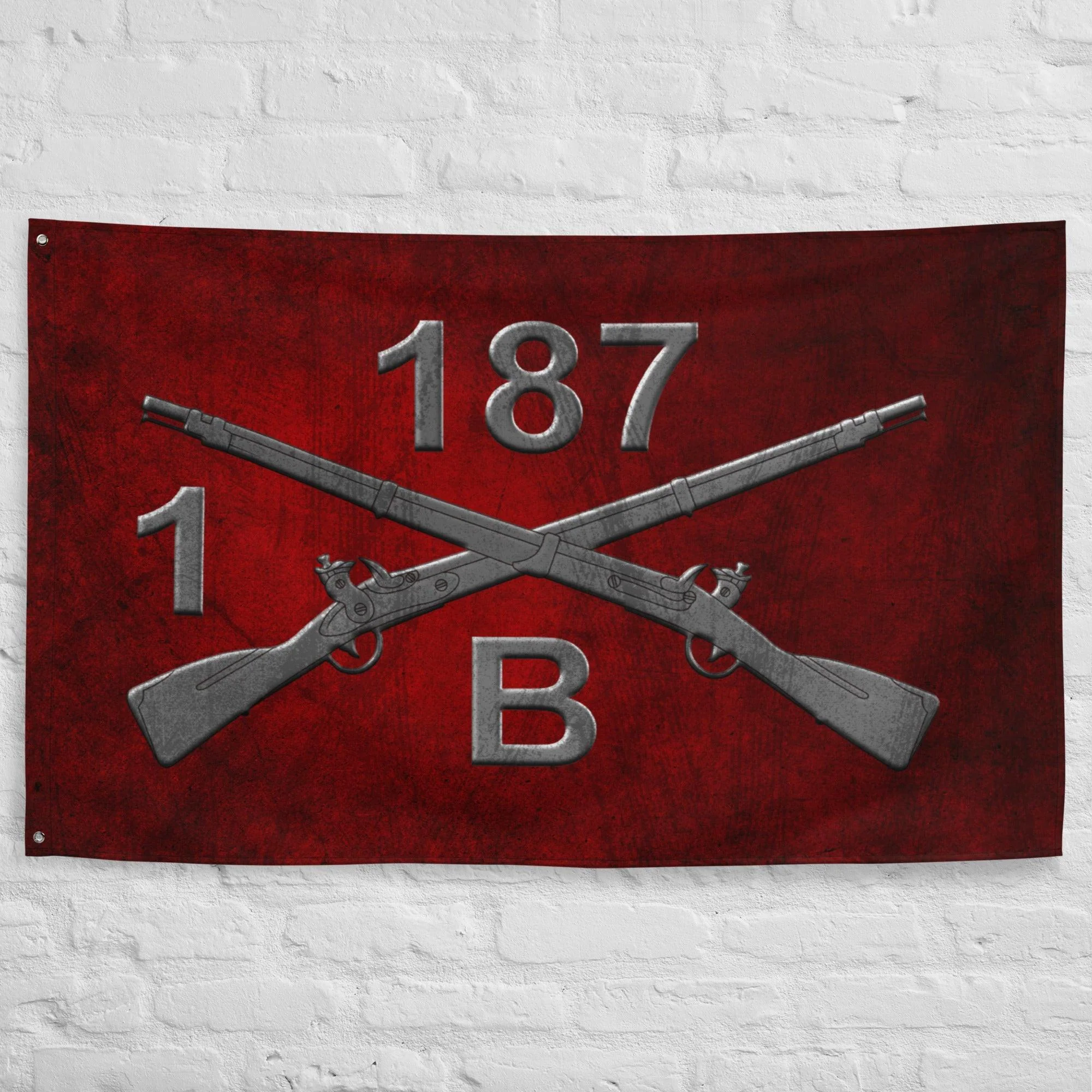 B Co. 1-187 Infantry "Leader Rakkasans" Torii Flag - Image 3