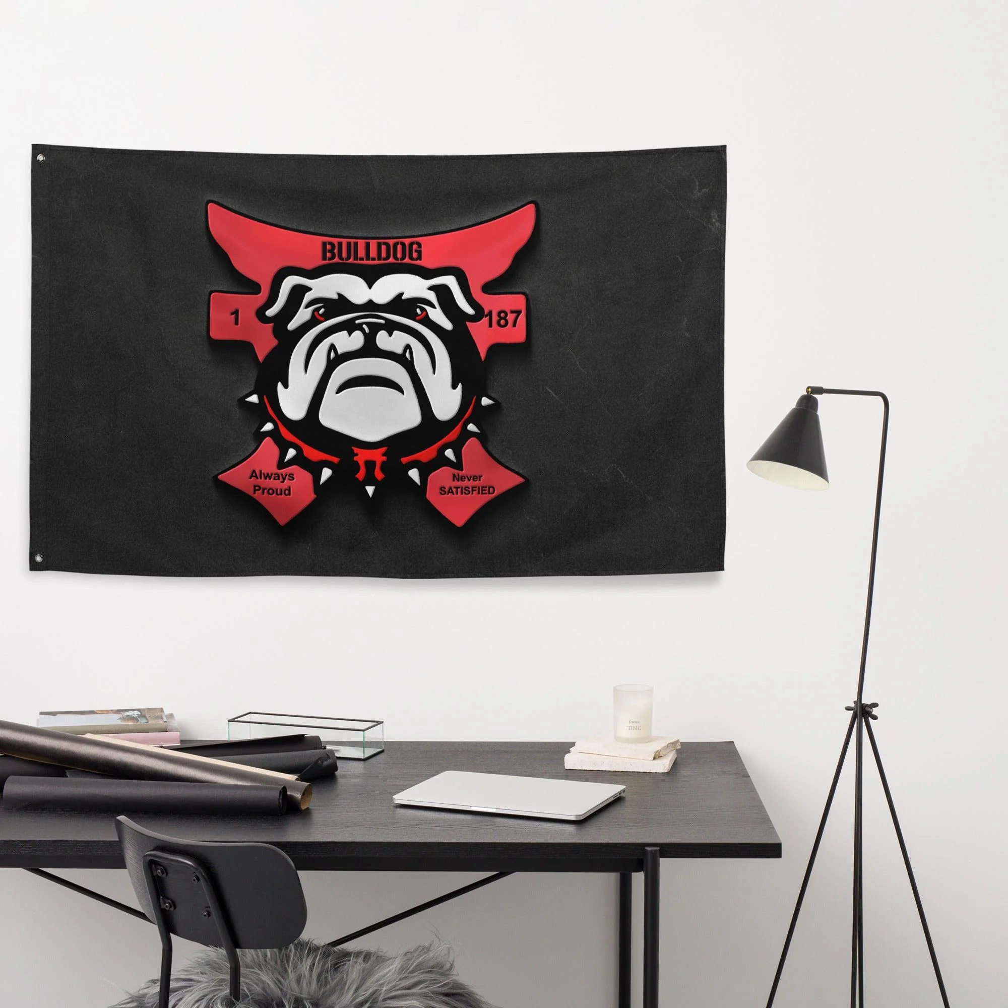 B Co "Bulldog" 1-187 Infantry Regiment Black Flag - Image 2
