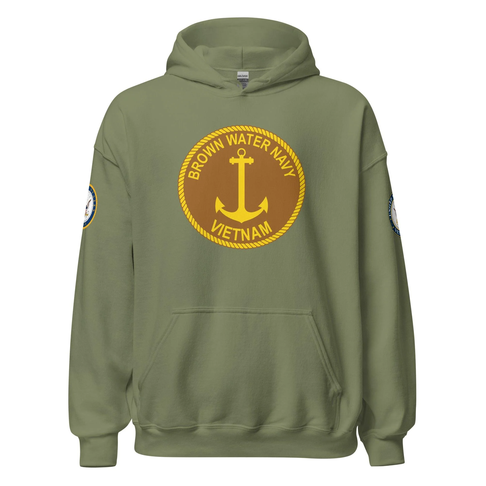Brown Water Navy Vietnam Unisex Hoodie - Image 16
