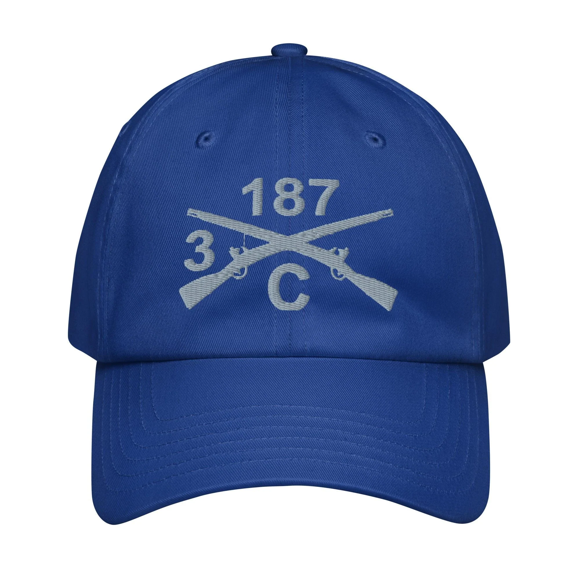 C CO. 3-187 INF RGT Embroidered Under Armour® Dad Hat - Image 5