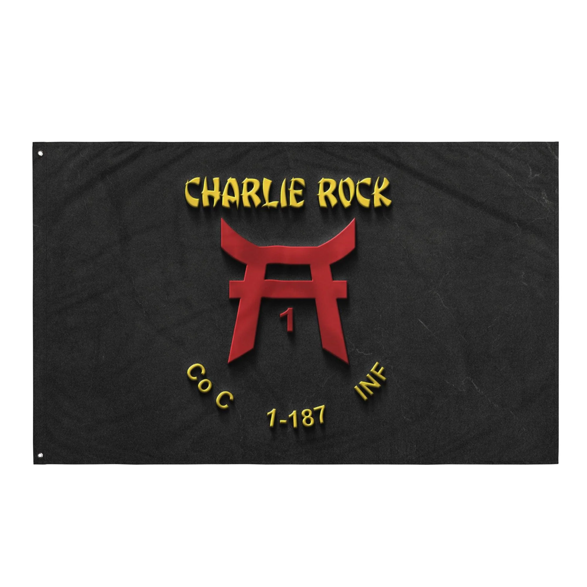 C Co "Charlie Rock" 1-187 Infantry Regiment Black Flag - Image 4