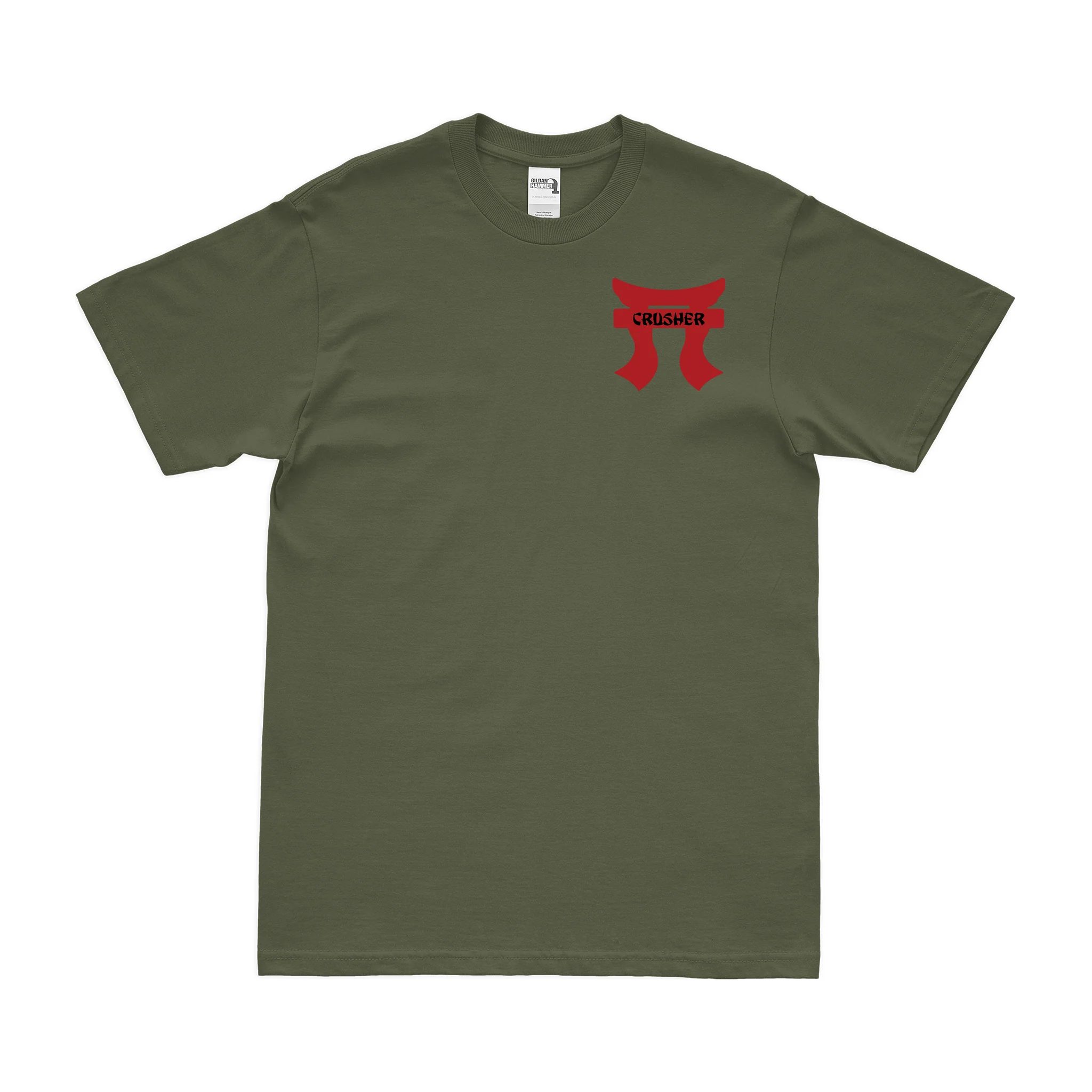 C Co 'Crusher', 1-187 IN, 3BCT Left Chest T-Shirt - Image 2