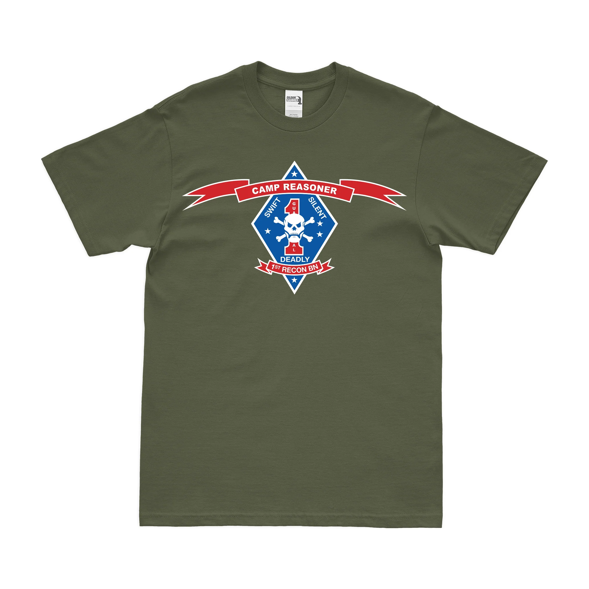 Camp Reasoner 1st Recon Bn Vietnam T-Shirt - Image 2