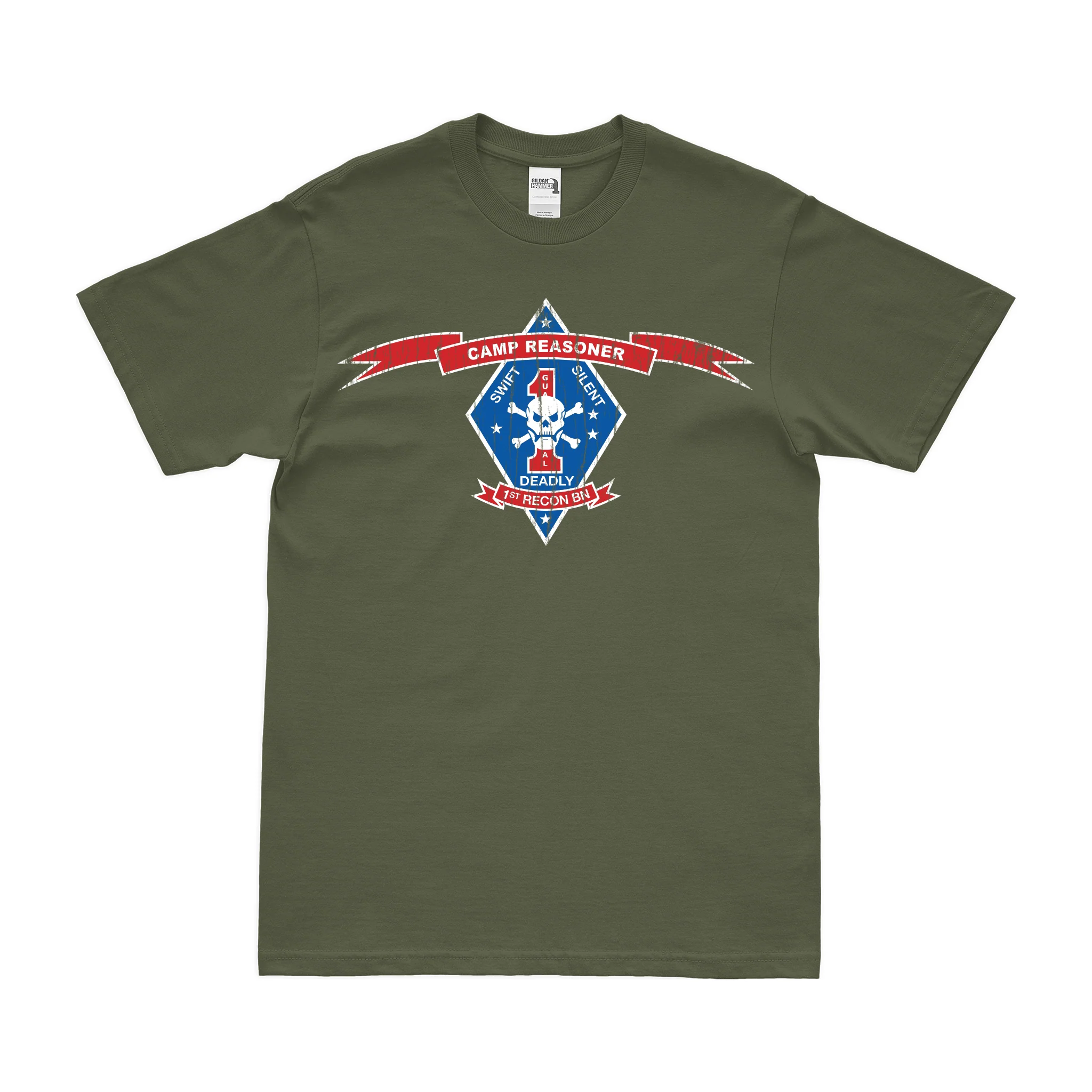 Camp Reasoner 1st Recon Bn Vietnam T-Shirt - Image 4