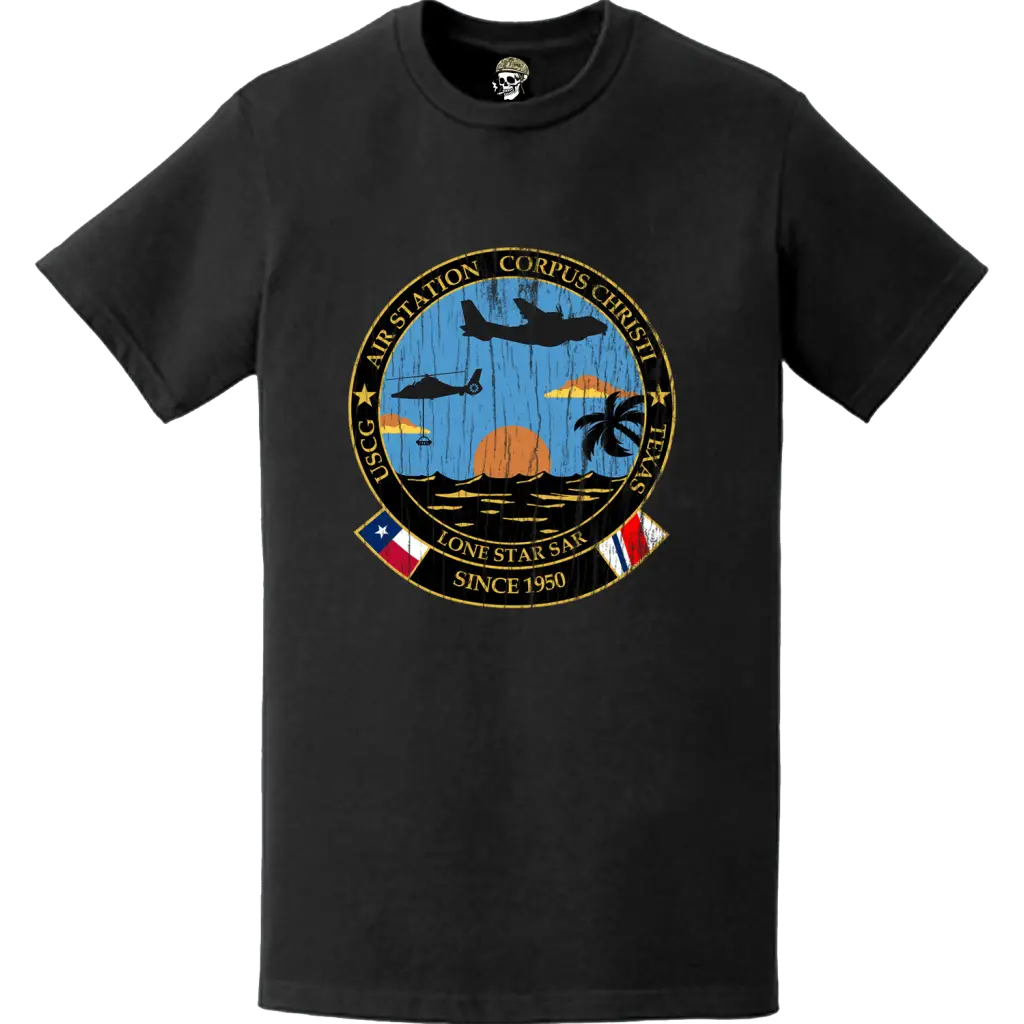 CGAS Corpus Christi Distressed Logo Emblem T-Shirt