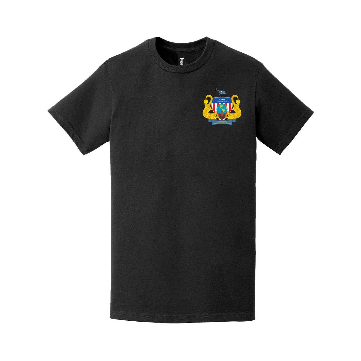 COMNAVSUBFOR Left Chest Logo Emblem T-Shirt