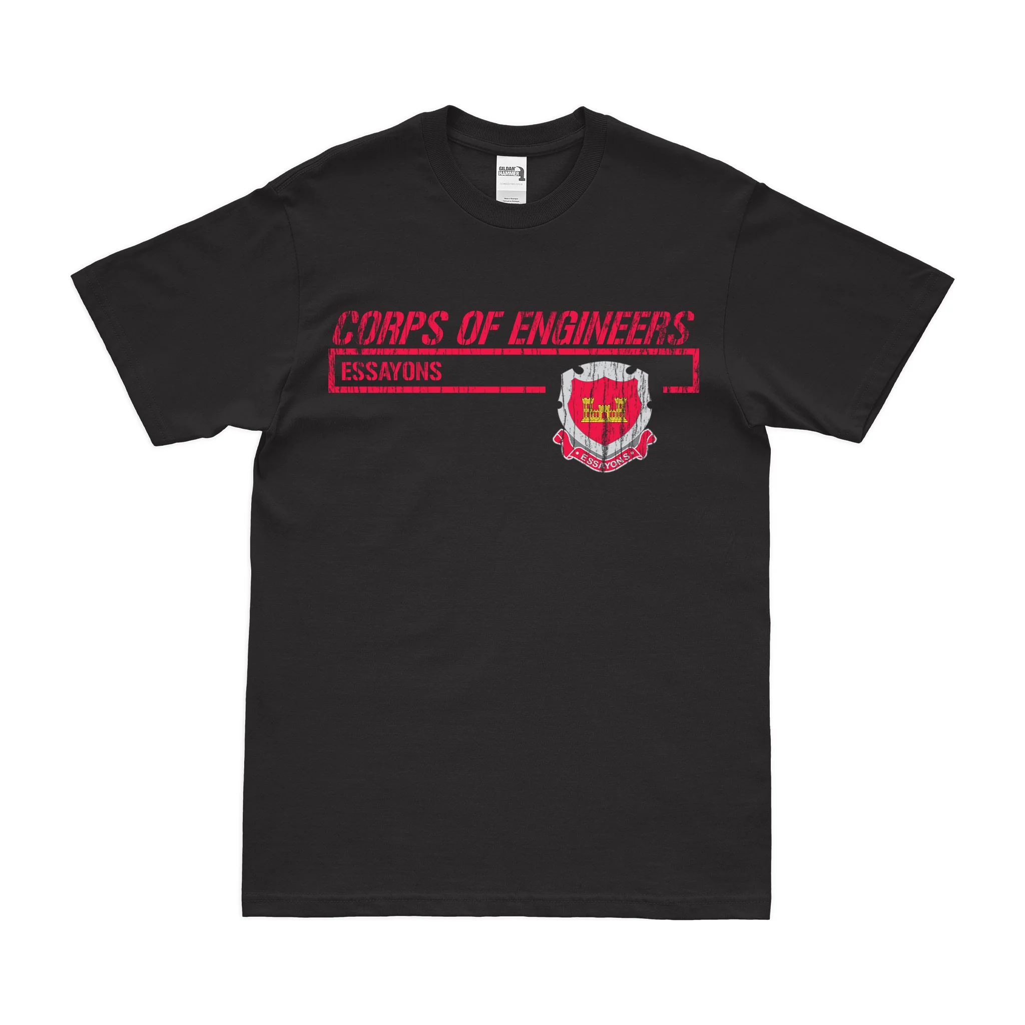 Corps of Engineers Modern Design T-Shirt - Image 3
