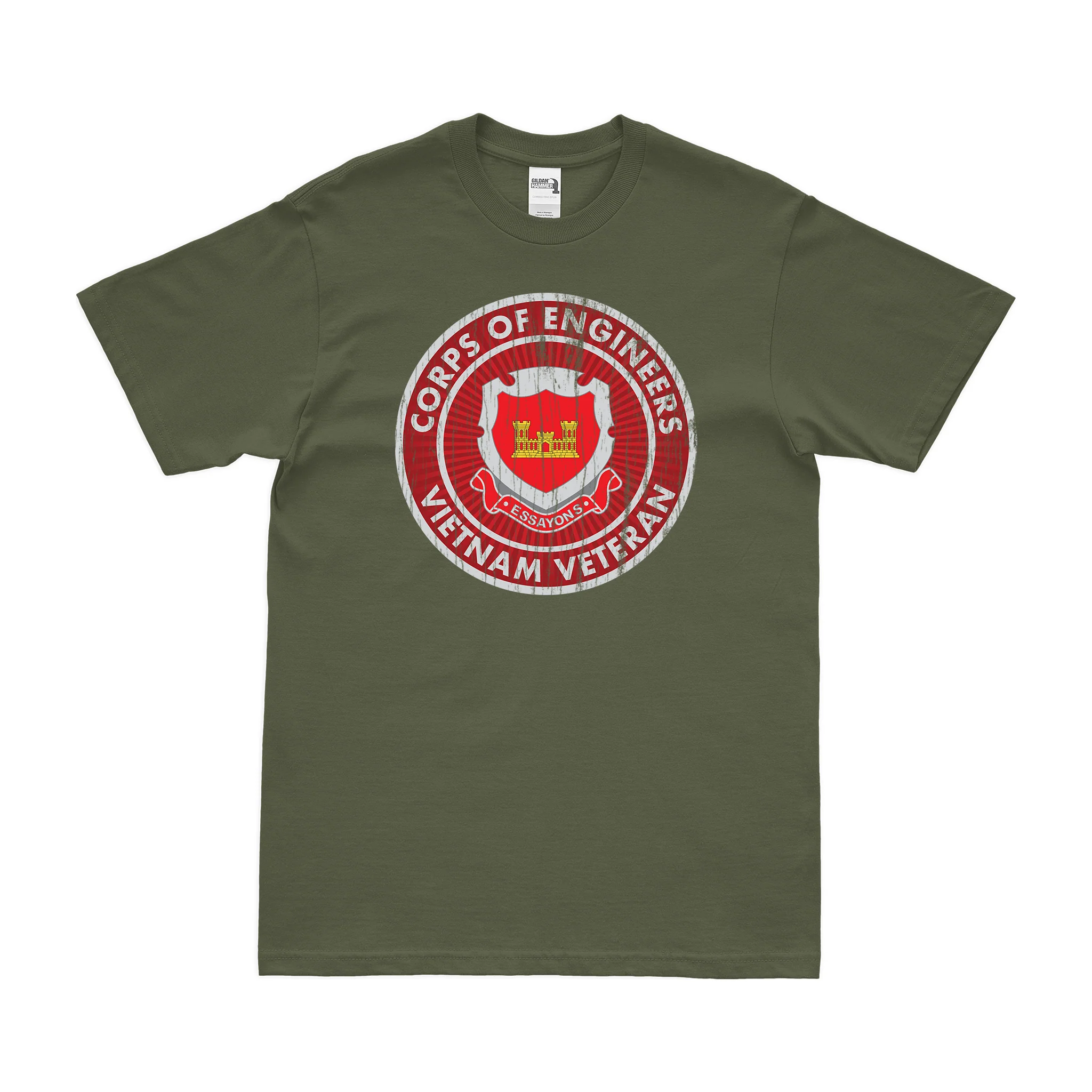 Corps of Engineers Vietnam Veteran T-Shirt - Image 4