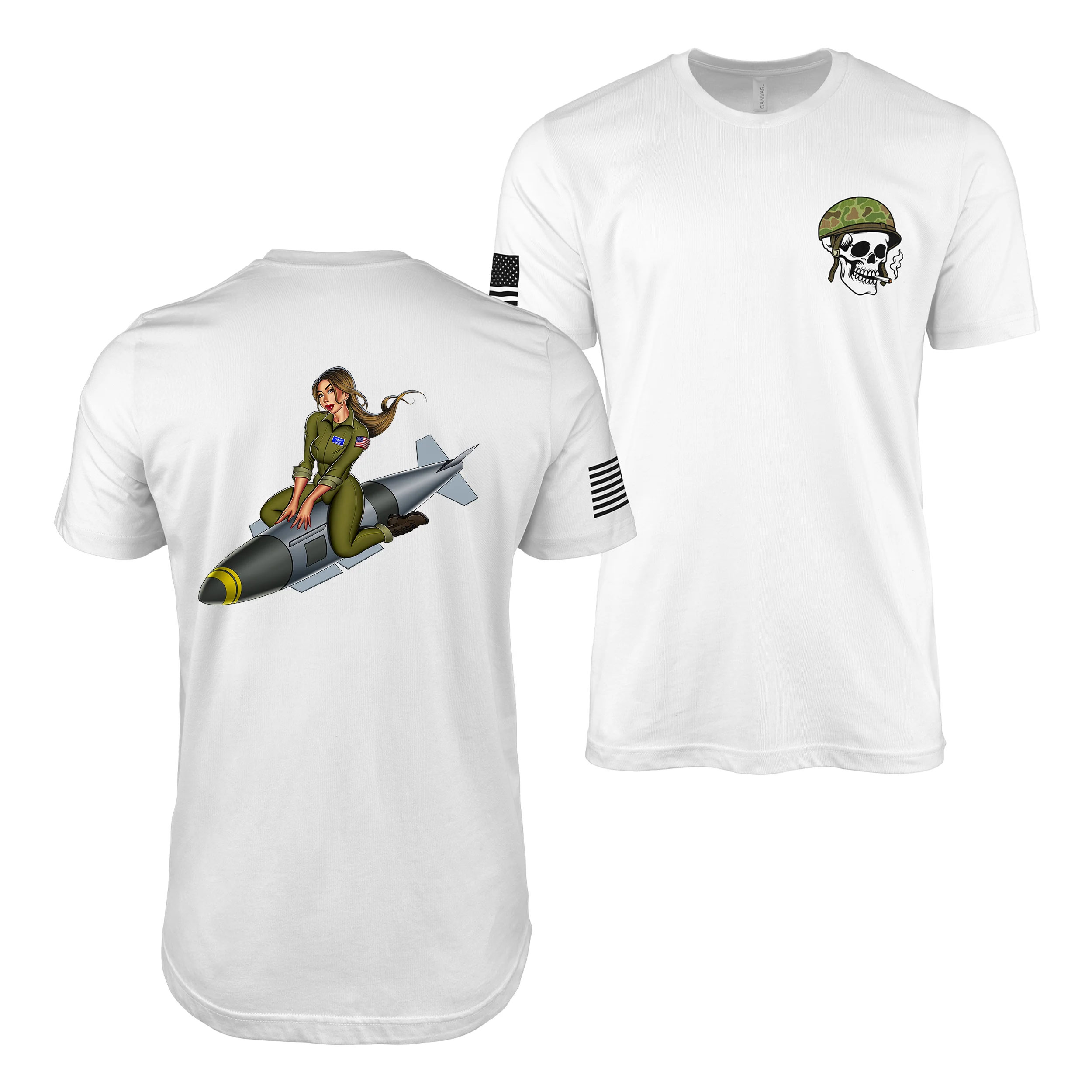 Cruz Missile U.S. Air Force Pin-Up Girl Judy T-Shirt - Image 6
