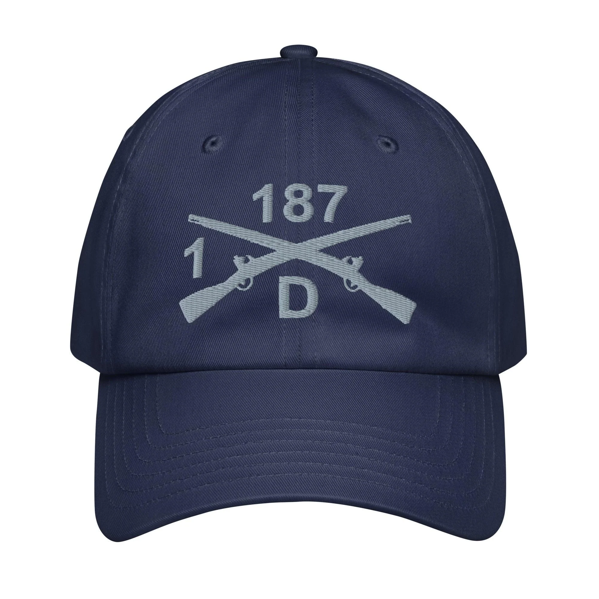 D Co. 1-187 Infantry Embroidered Under Armour® Dad Hat - Image 3