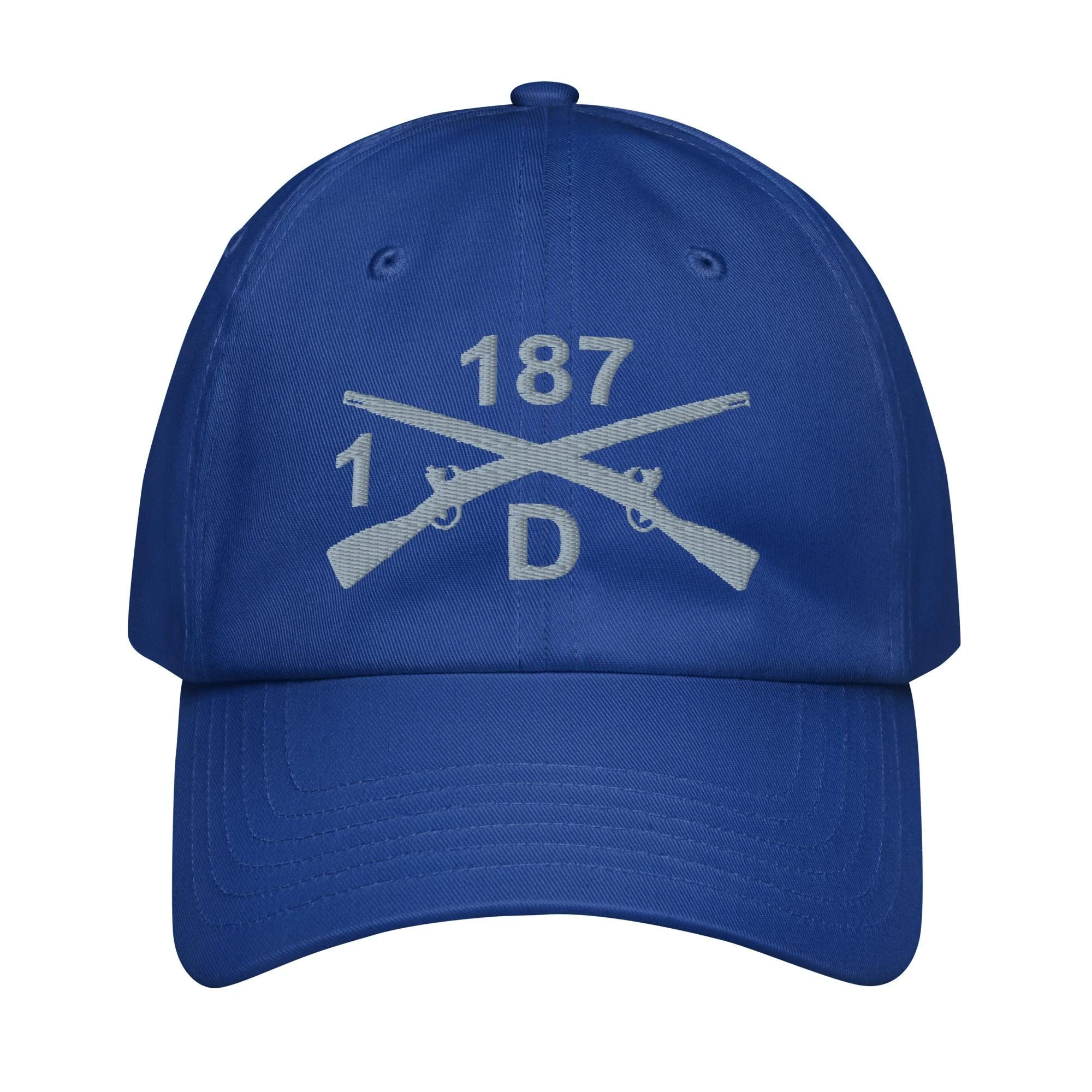 D Co. 1-187 Infantry Embroidered Under Armour® Dad Hat - Image 5