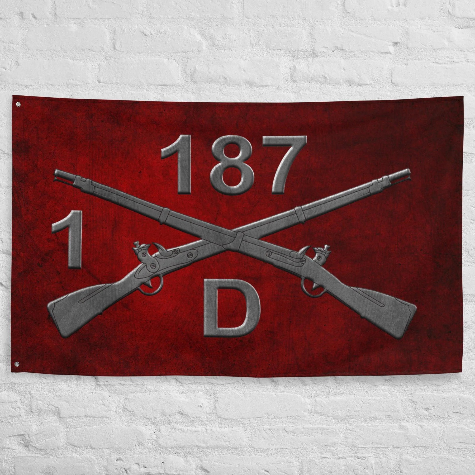 D Co. 1-187 Infantry "Leader Rakkasans" Torii Flag - Image 3